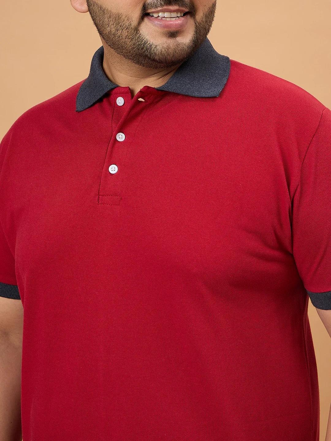 Men Plus Size Orilo Solid Polo Tshirt - Image 8