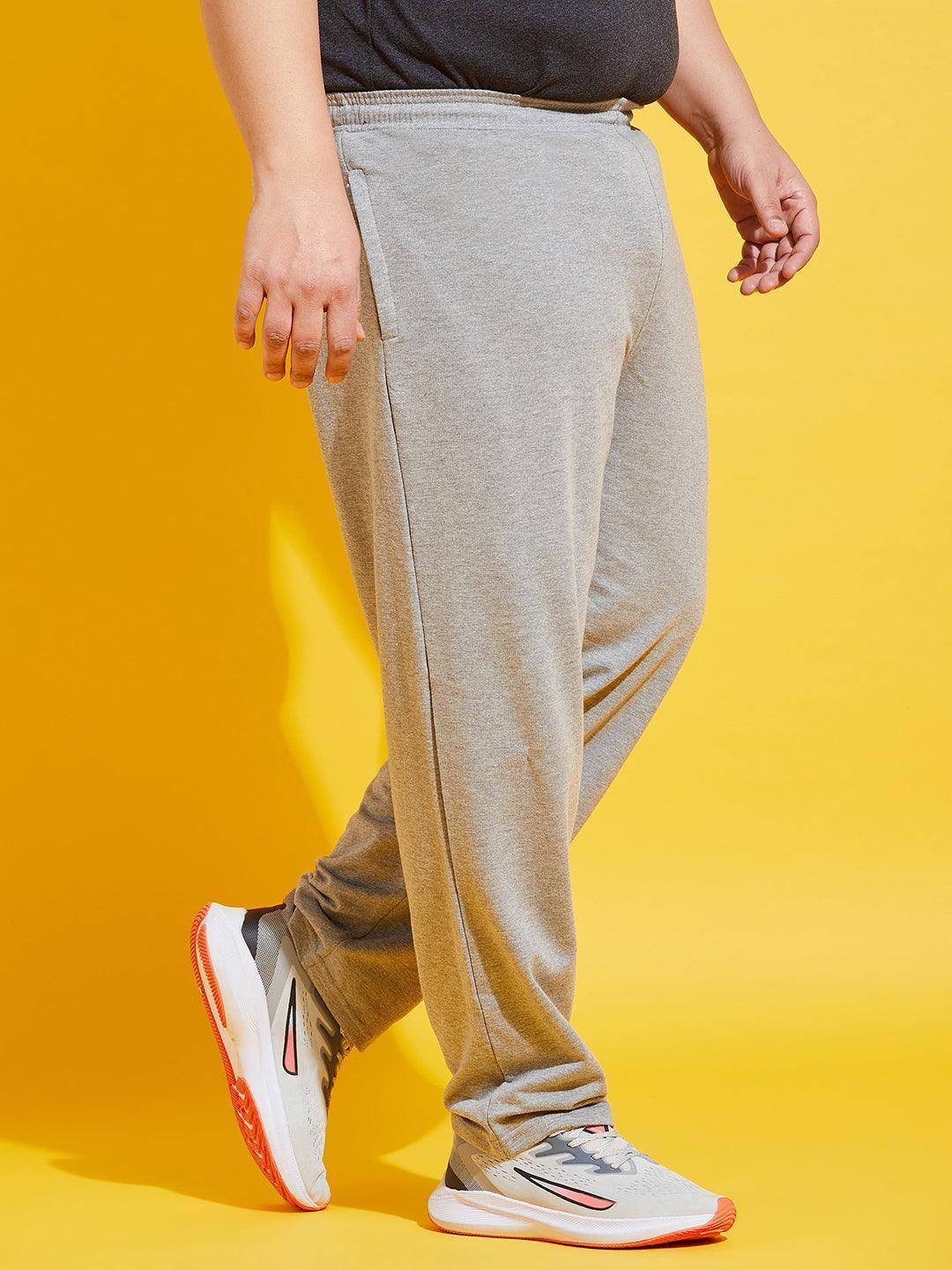 Men Plus Size Oxford-G-10 Solid Trackpant