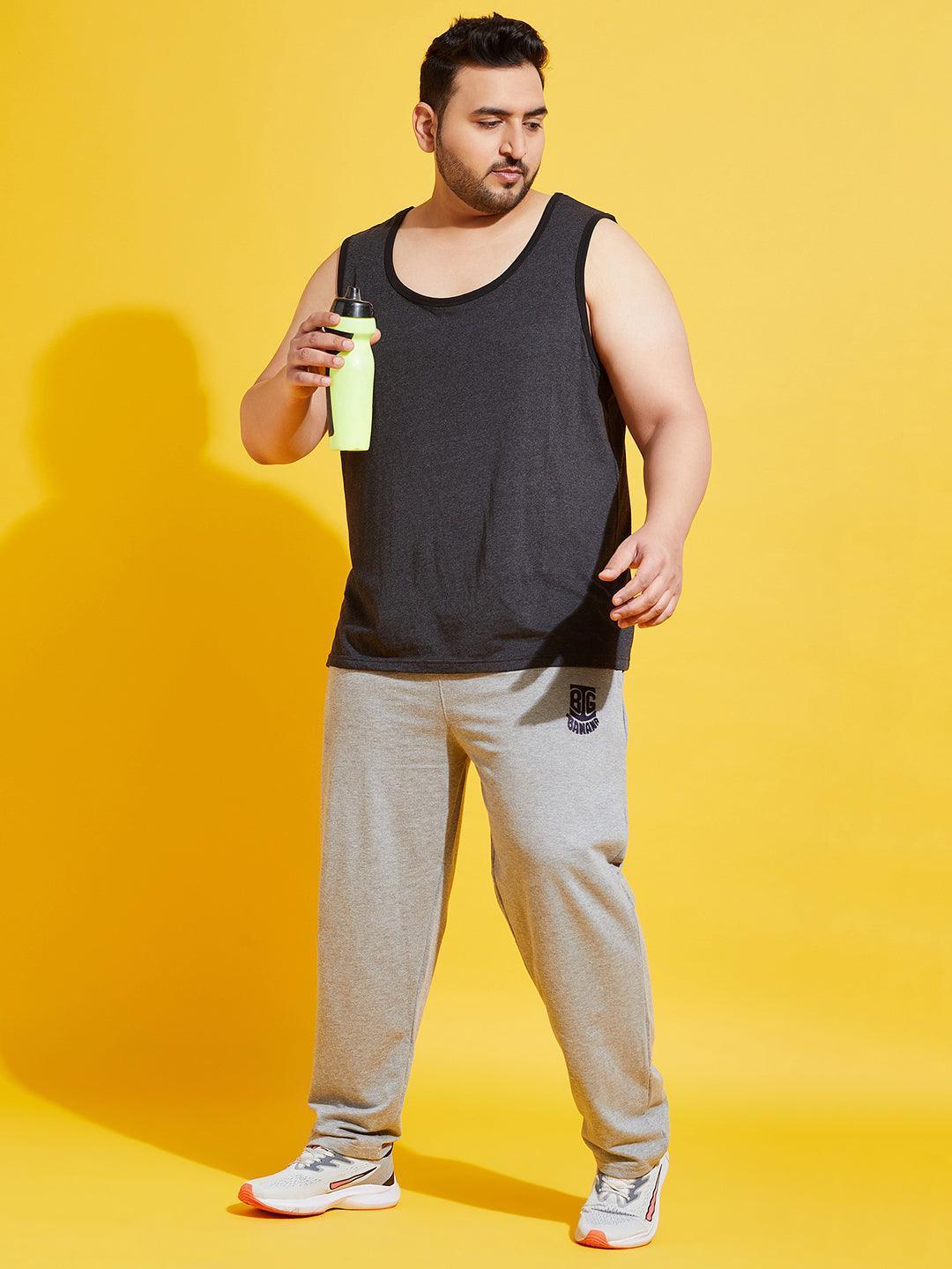 Men Plus Size Oxford-G-10 Solid Trackpant - Image 3