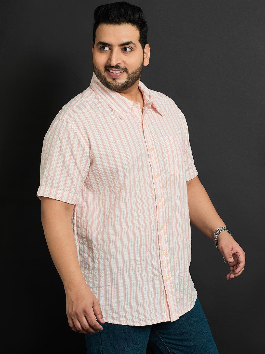 Men Plus Size Palmdale Striped Shirt - Image 4