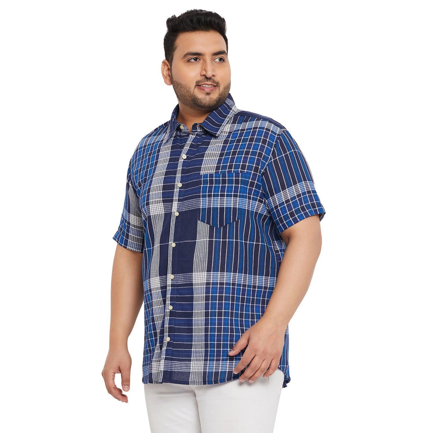 Men Plus Size Patrick Check Shirt - Image 3