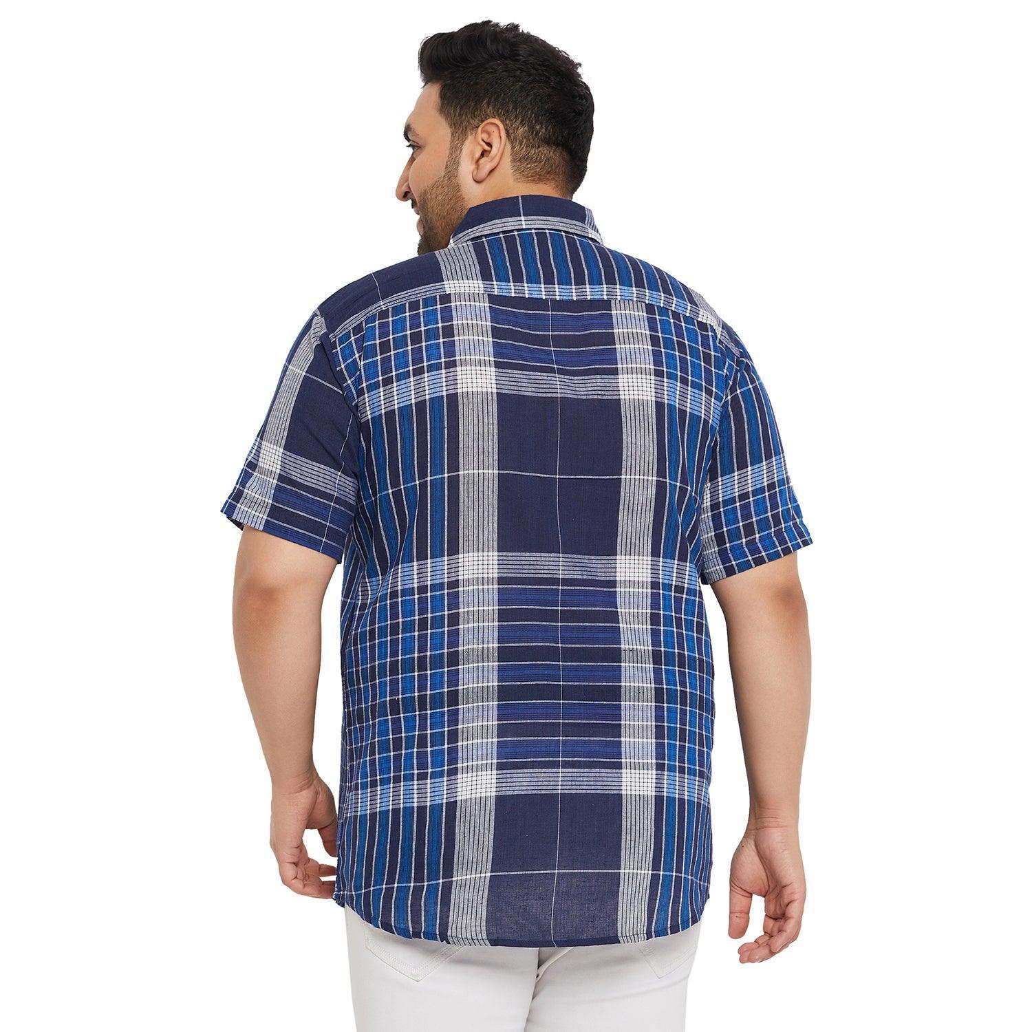 Men Plus Size Patrick Check Shirt - Image 5