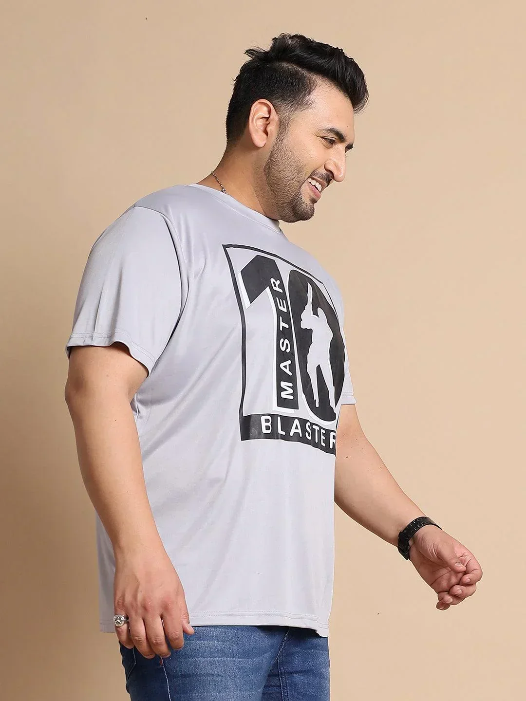 Men Plus Size Pinaka Printed Round Neck Tshirt - Image 4