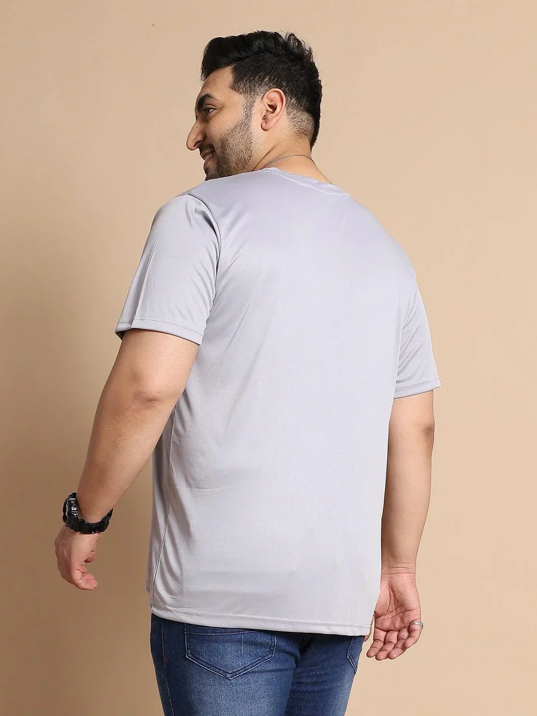 Men Plus Size Pinaka Printed Round Neck Tshirt - Image 5