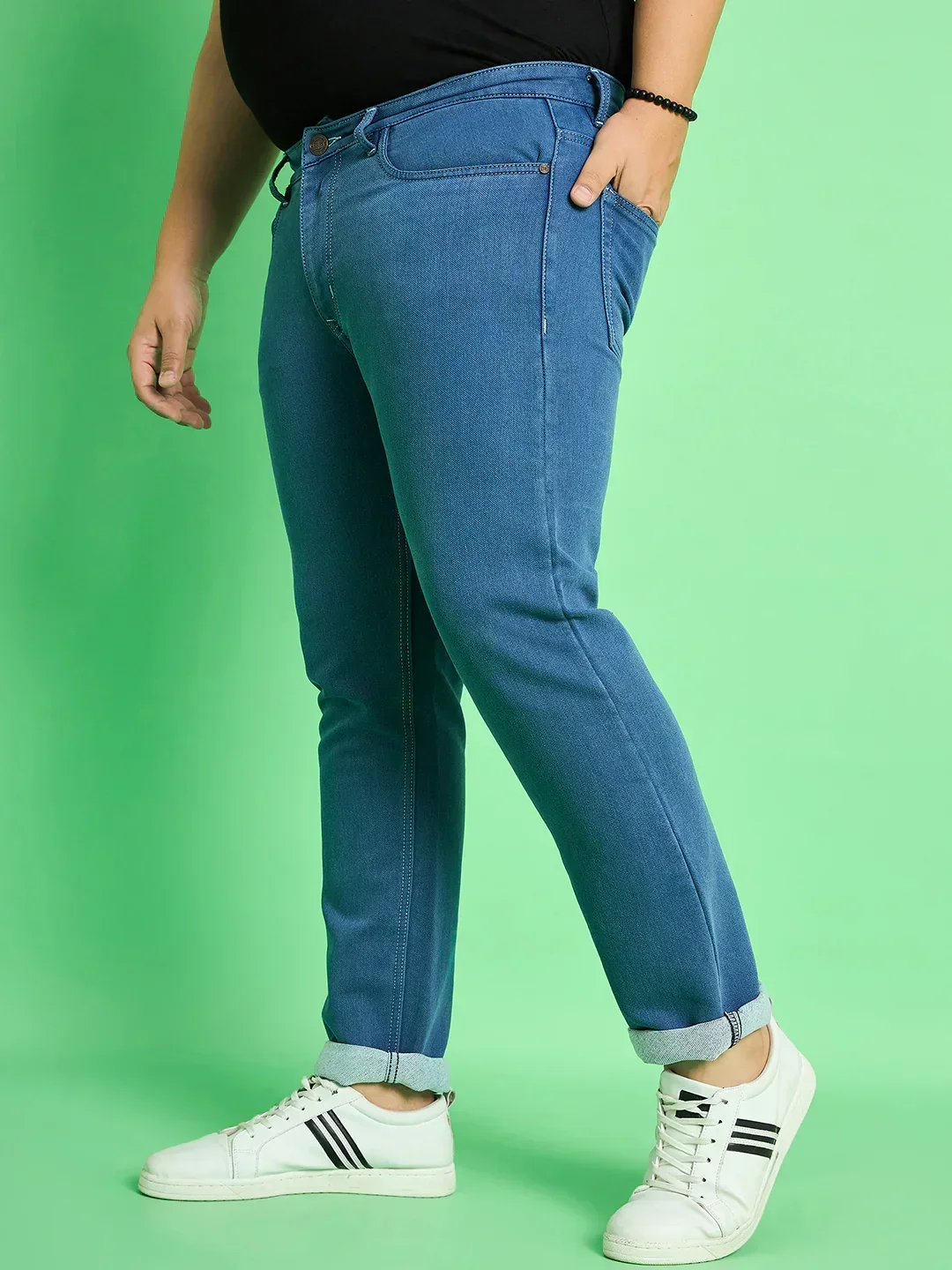 Men Plus Size Jorge Solid Jeans - Image 3