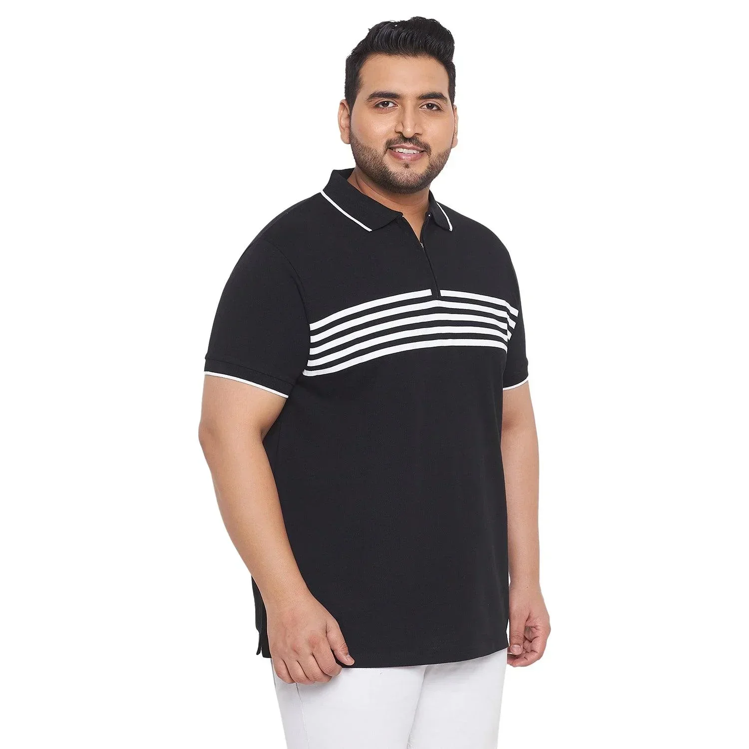 Men Plus Size Pole Printed Polo Tshirt - Image 4