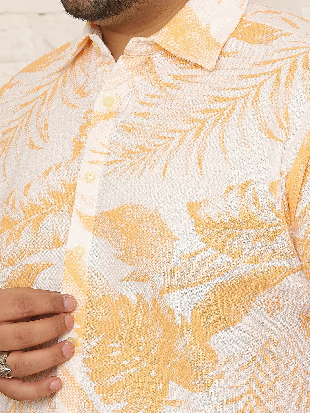 Men Plus Size Praveo Multicolor Printed Shirt - Image 6
