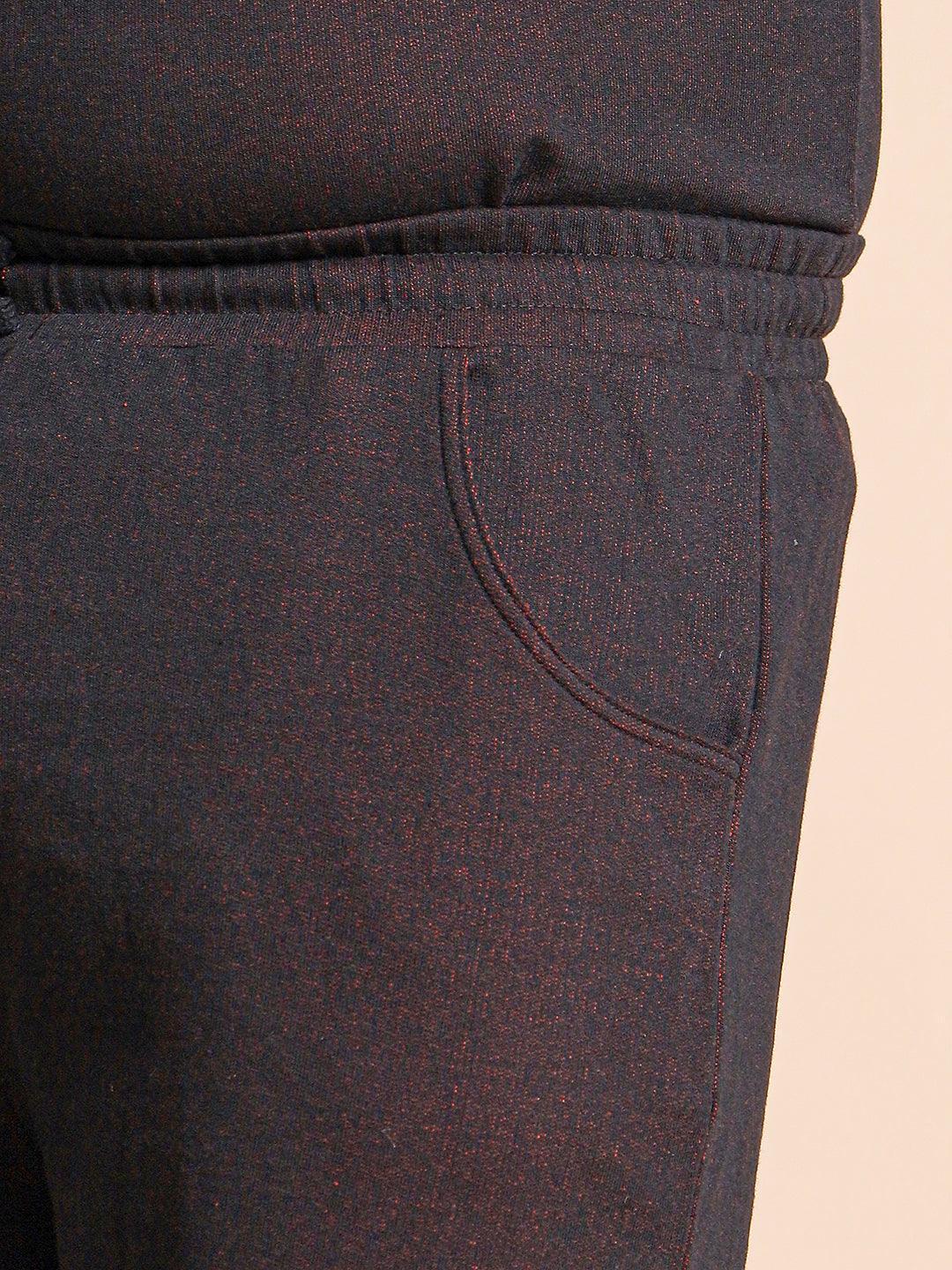 Men Plus Size Prayo-Black Solid Shorts - Image 6