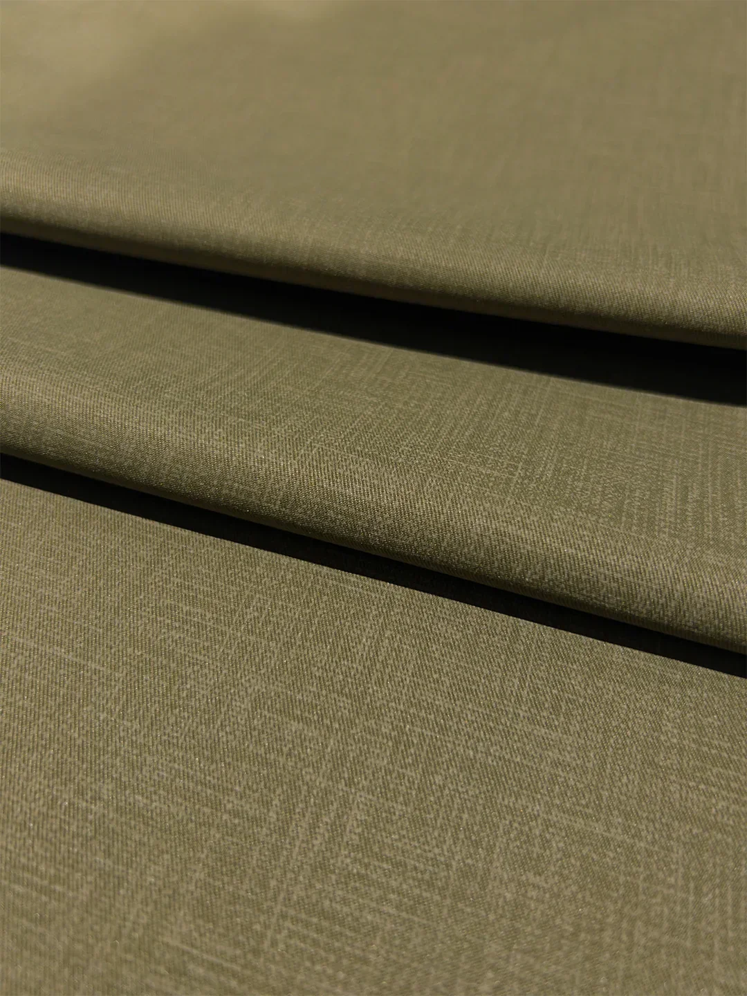 Men Plus Size Pristine-Olive Textured Formal Pants - Image 7