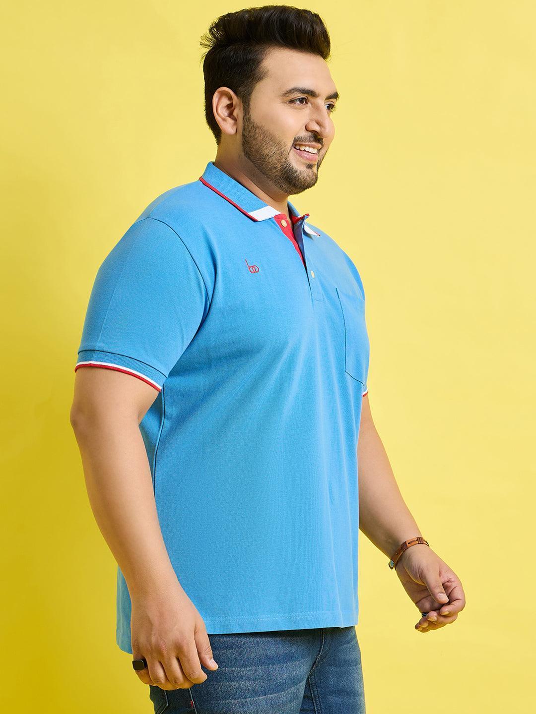 Men Plus Size Quala Solid Polo Tshirt - Image 5