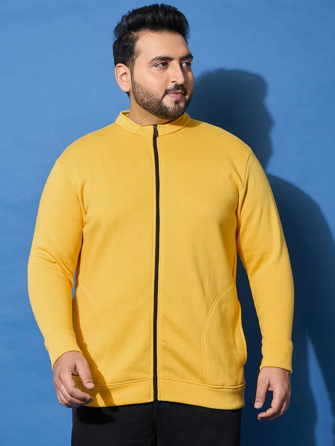 Men Plus Size Racket Printed Jacket - Image 3