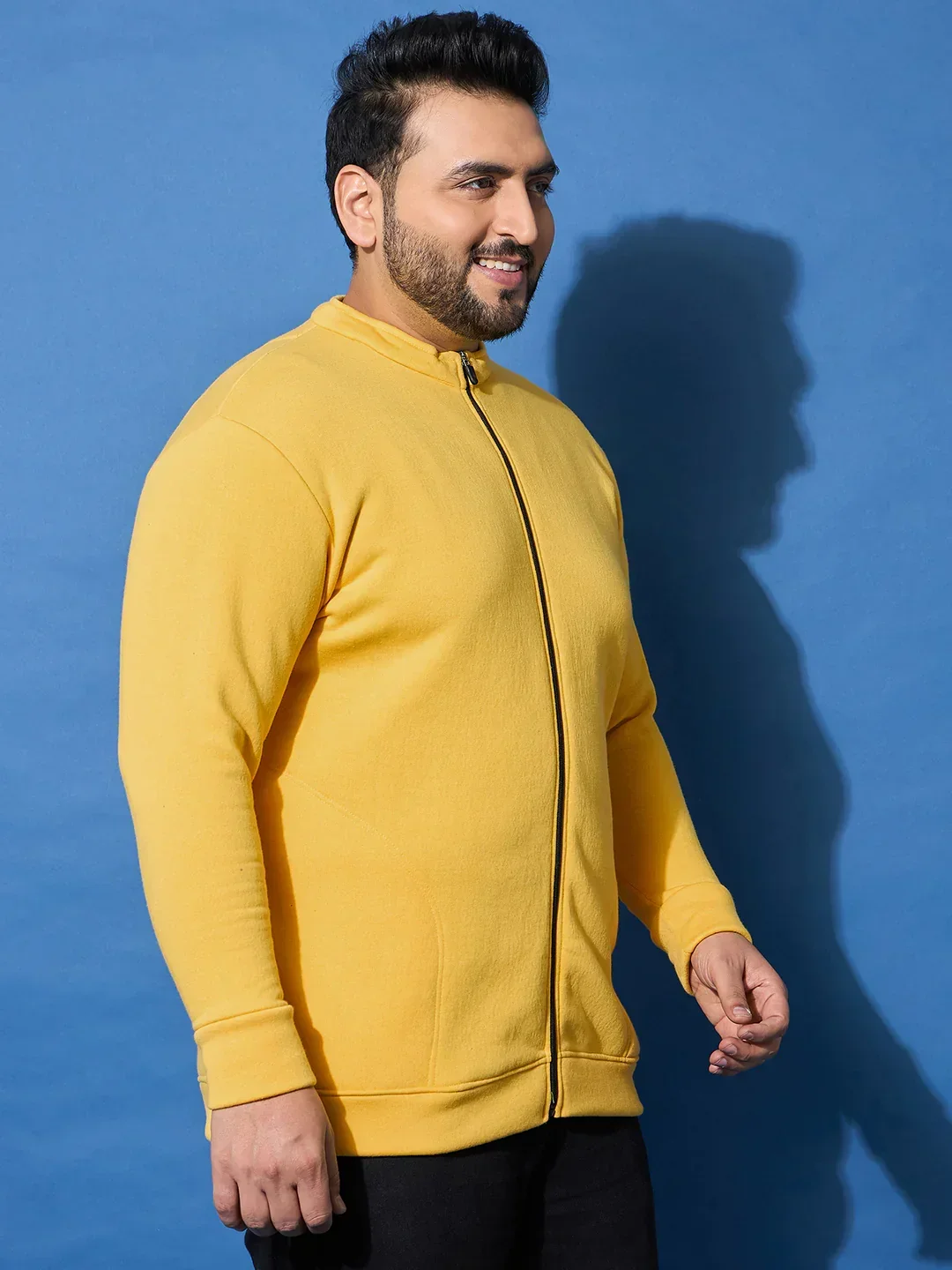 Men Plus Size Racket Printed Jacket - Image 5