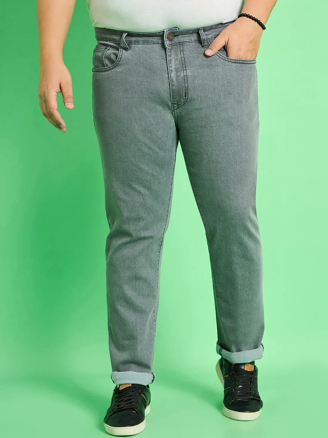 Men Plus Size Cade Solid Jeans - Image 2