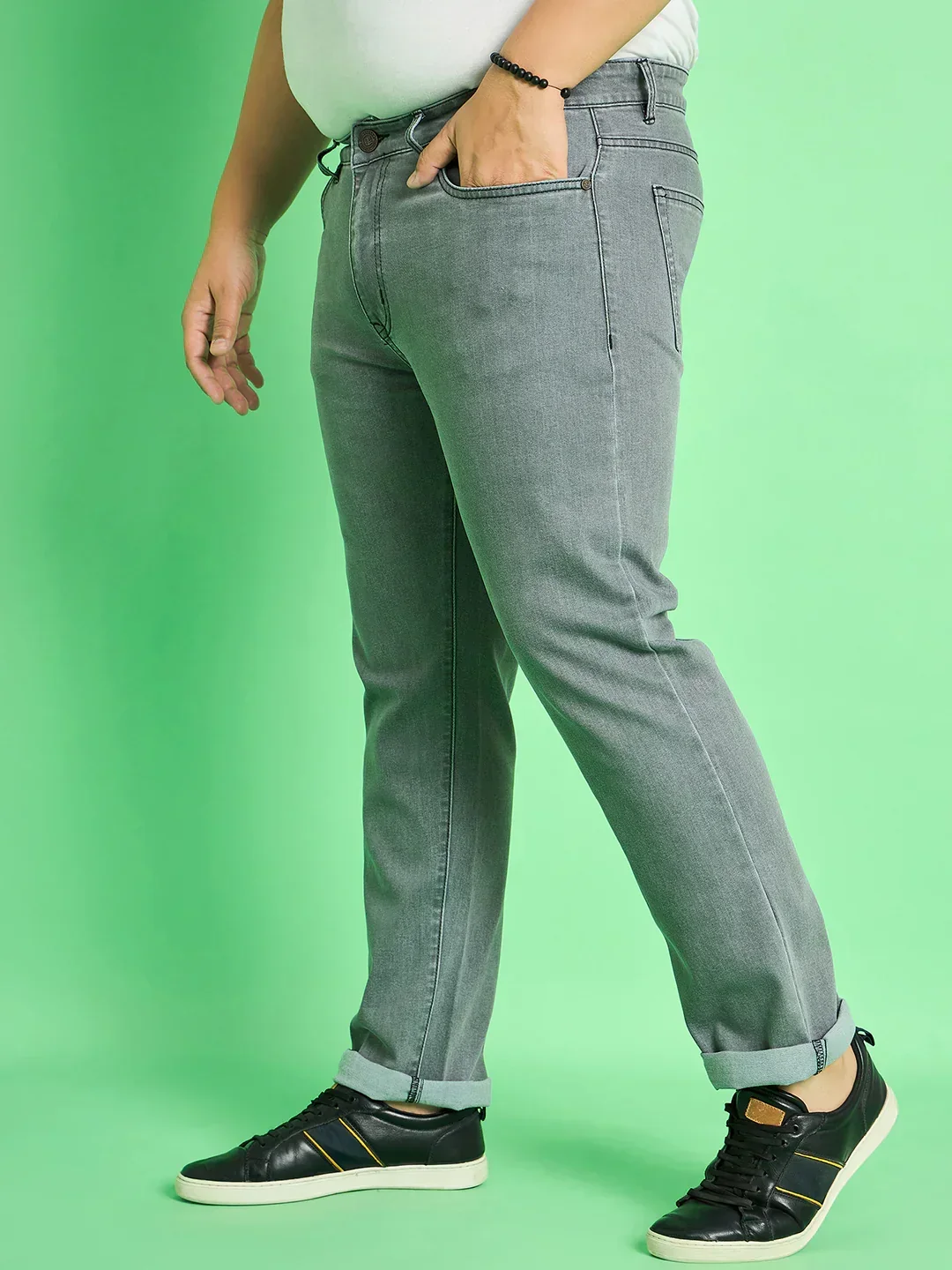 Men Plus Size Cade Solid Jeans - Image 3