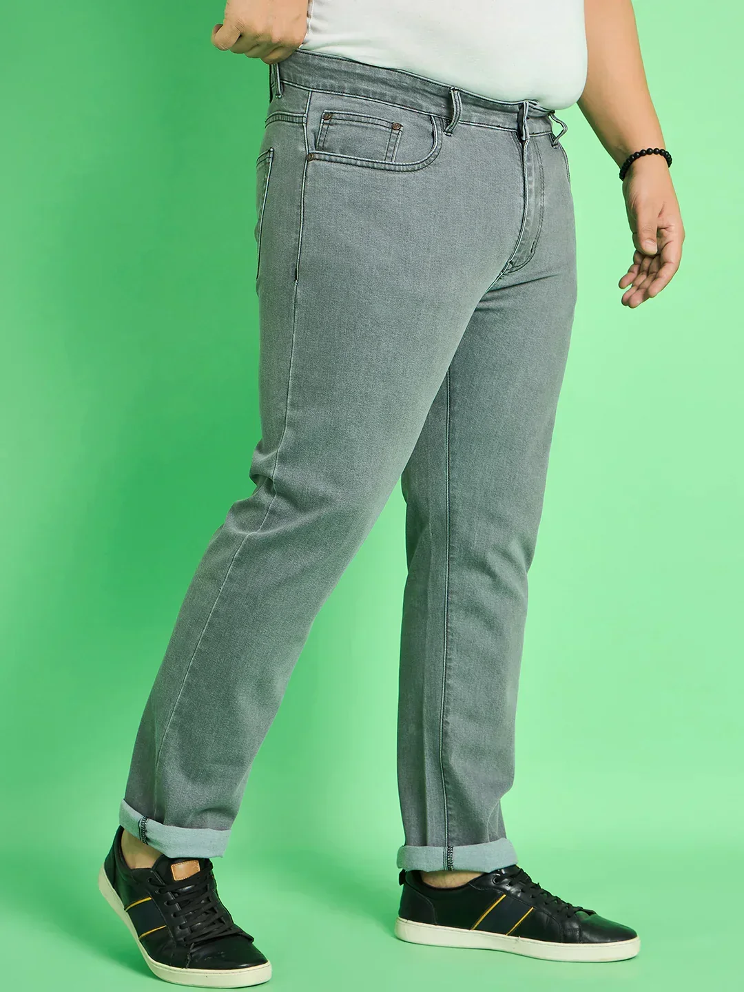 Men Plus Size Cade Solid Jeans - Image 4