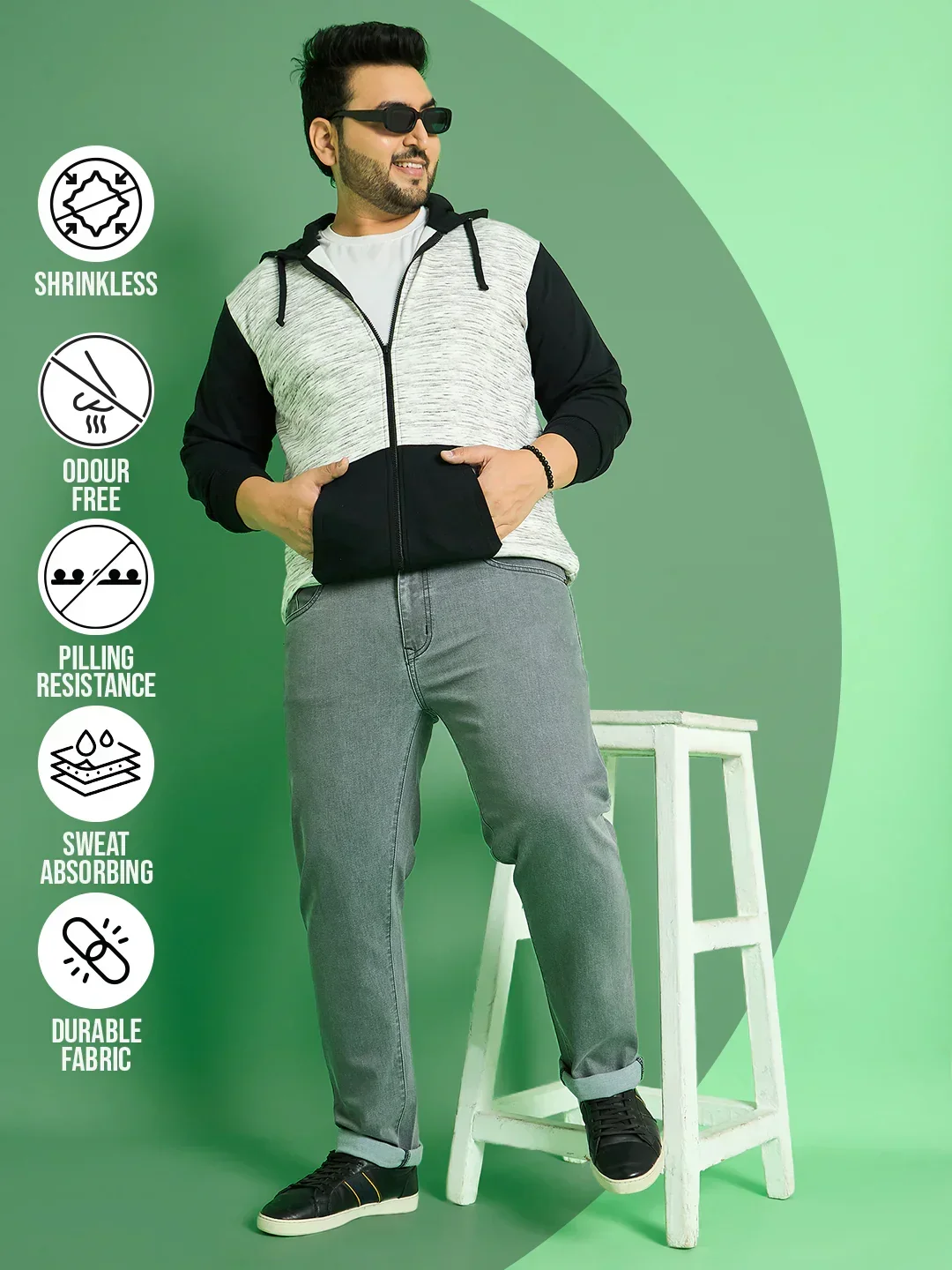 Men Plus Size Cade Solid Jeans - Image 7