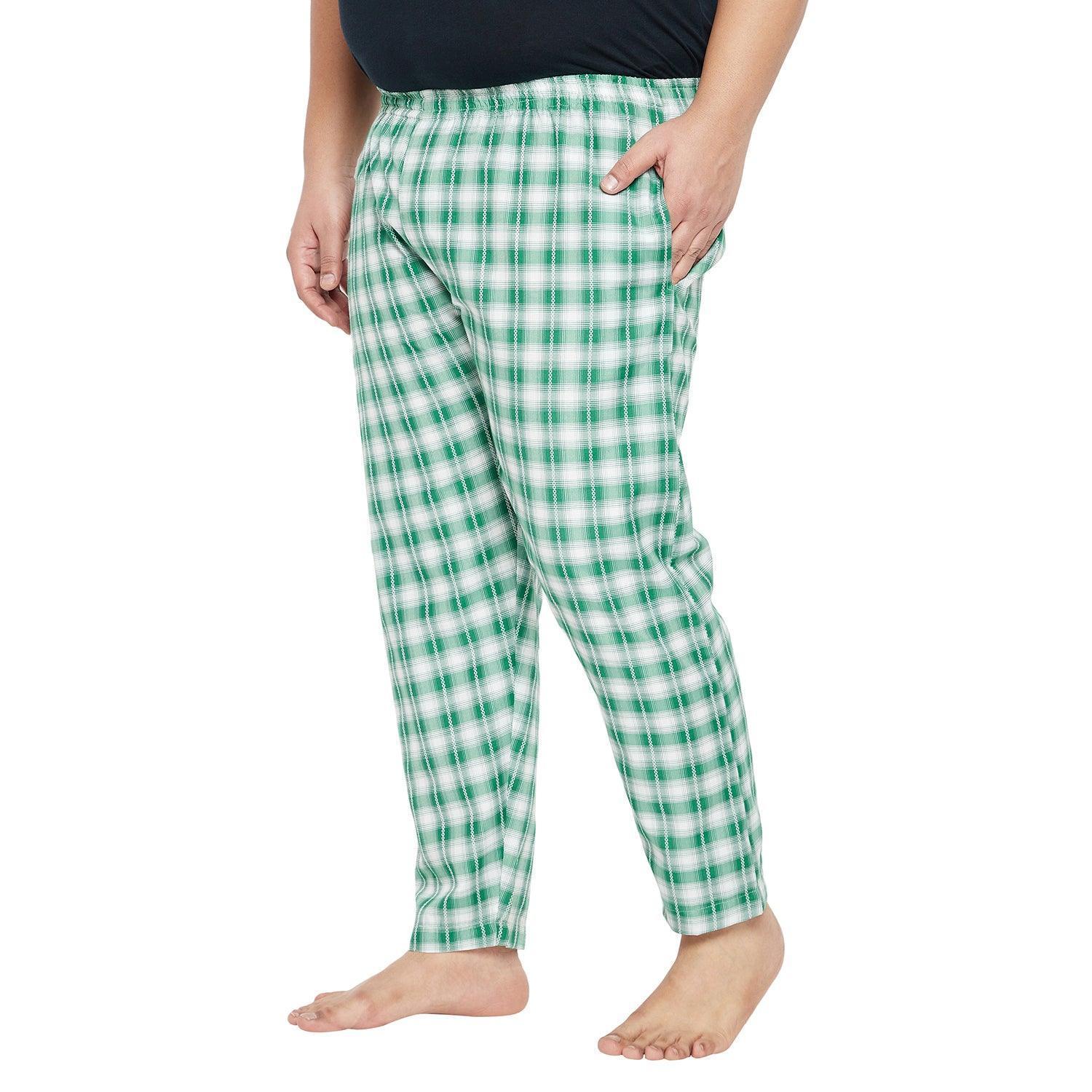 Men Plus Size Radon Check Lounge Pant - Image 3