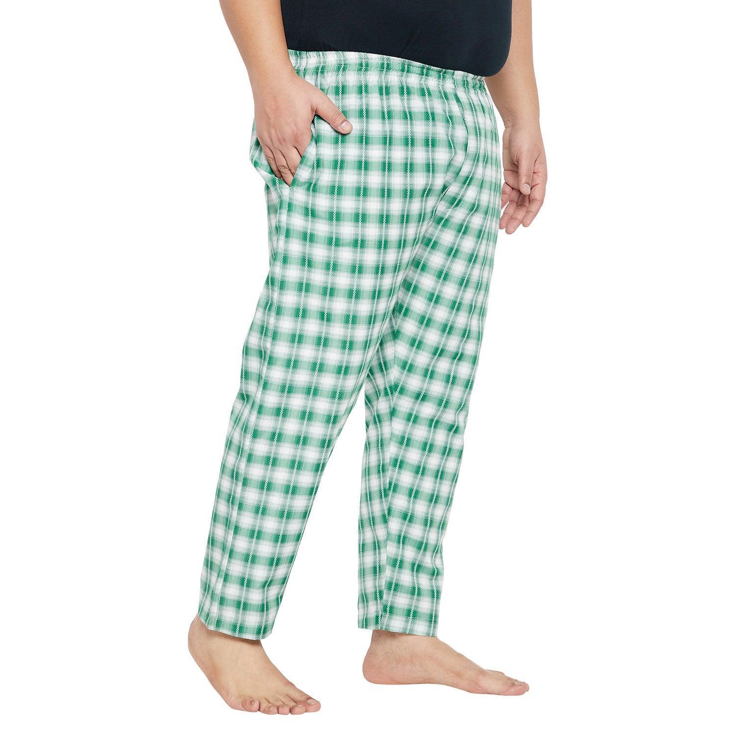Men Plus Size Radon Check Lounge Pant - Image 4
