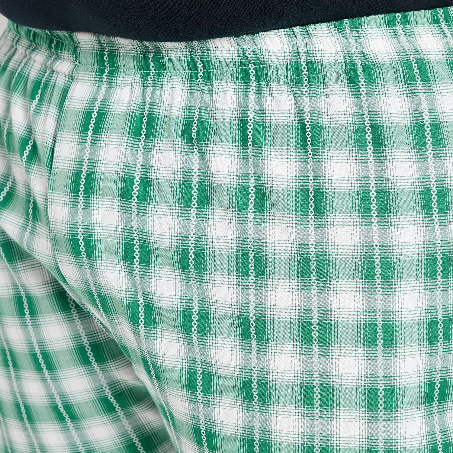 Men Plus Size Radon Check Lounge Pant - Image 6