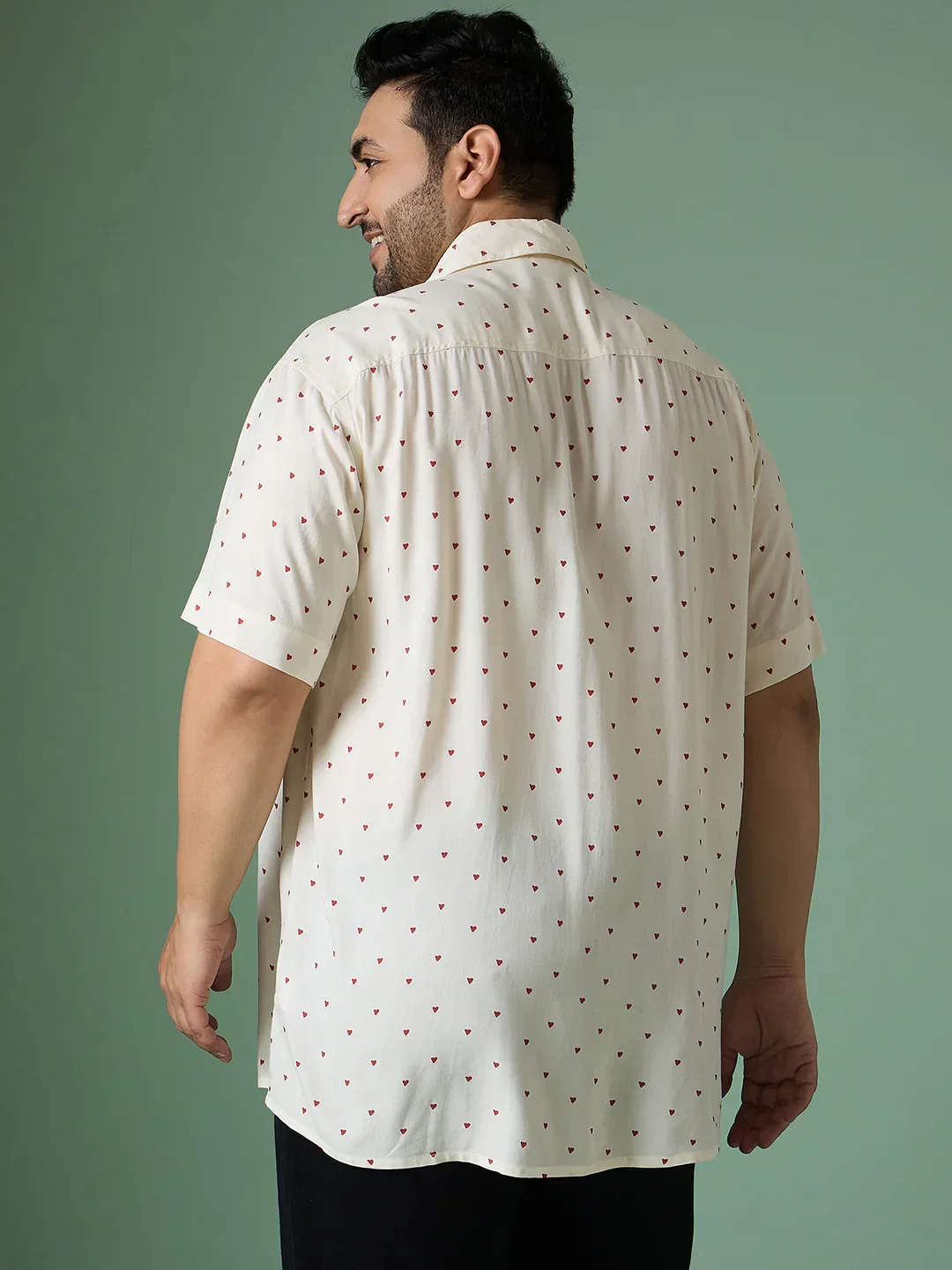 Men Plus Size Rava Printed Shirt - Image 6