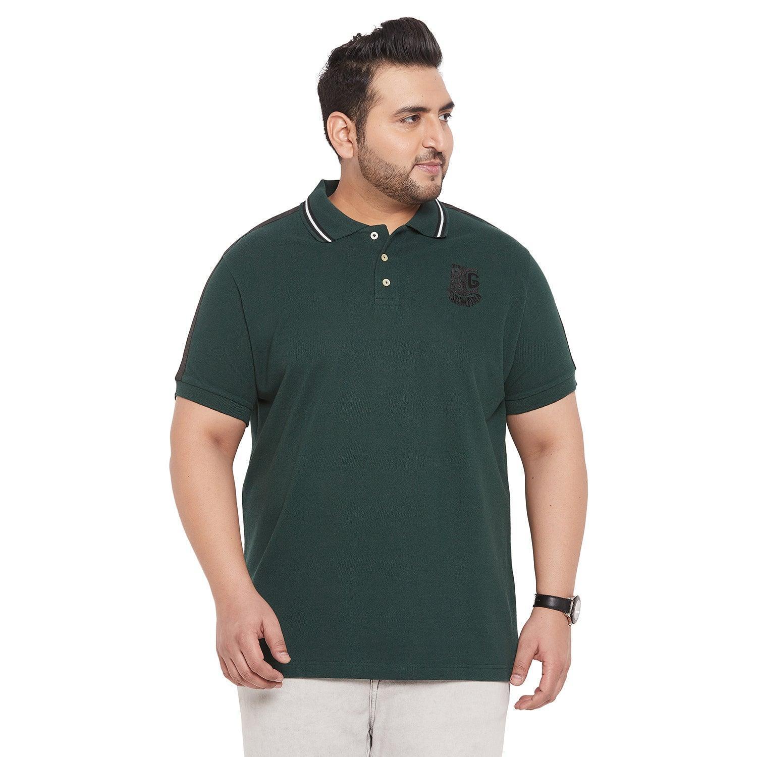 Men Plus Size Reece Solid Polo Tshirt