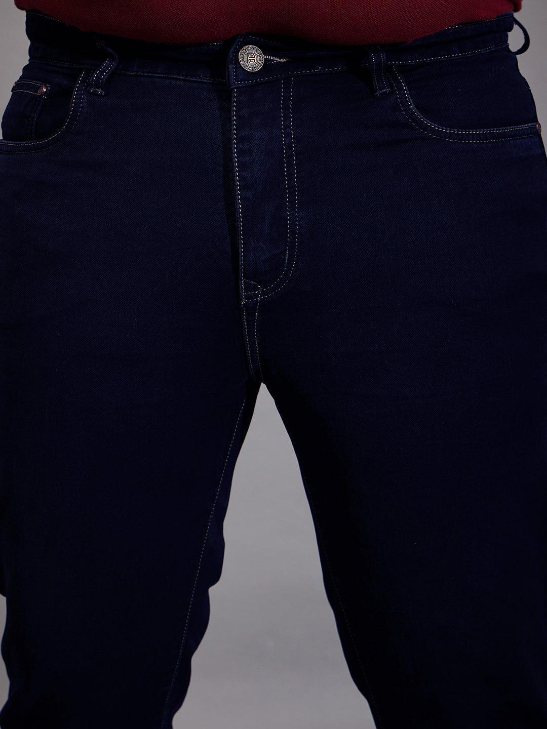 Men Plus Size Reky Solid Jeans - Image 6