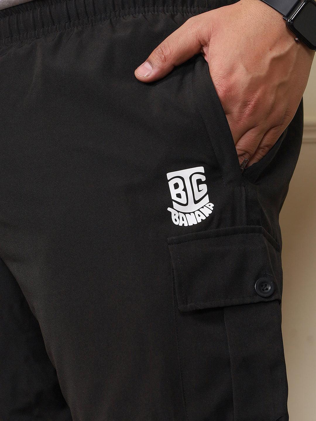 Men Plus Size Rezo-Black Solid Shorts - Image 6