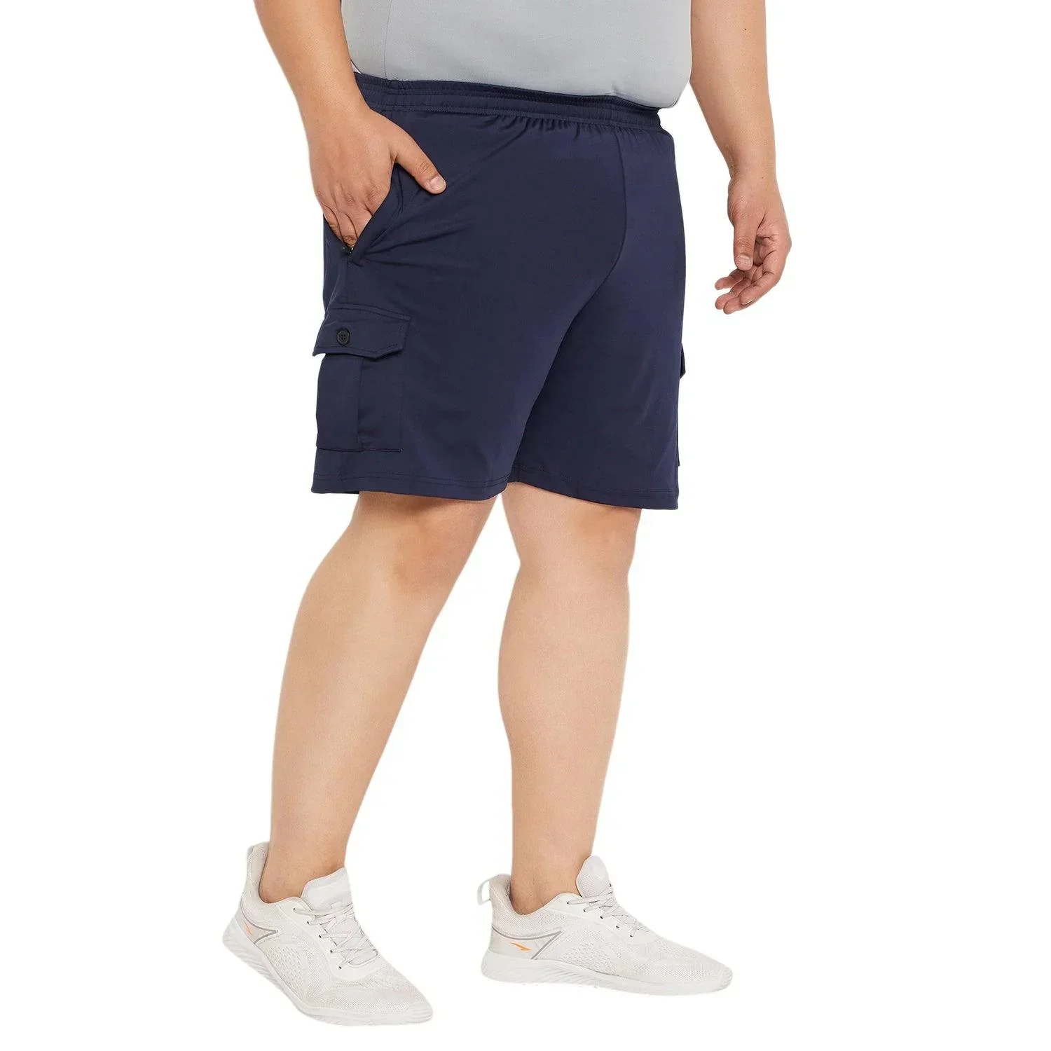 Men Plus Size Rezo Solid Shorts - Image 4
