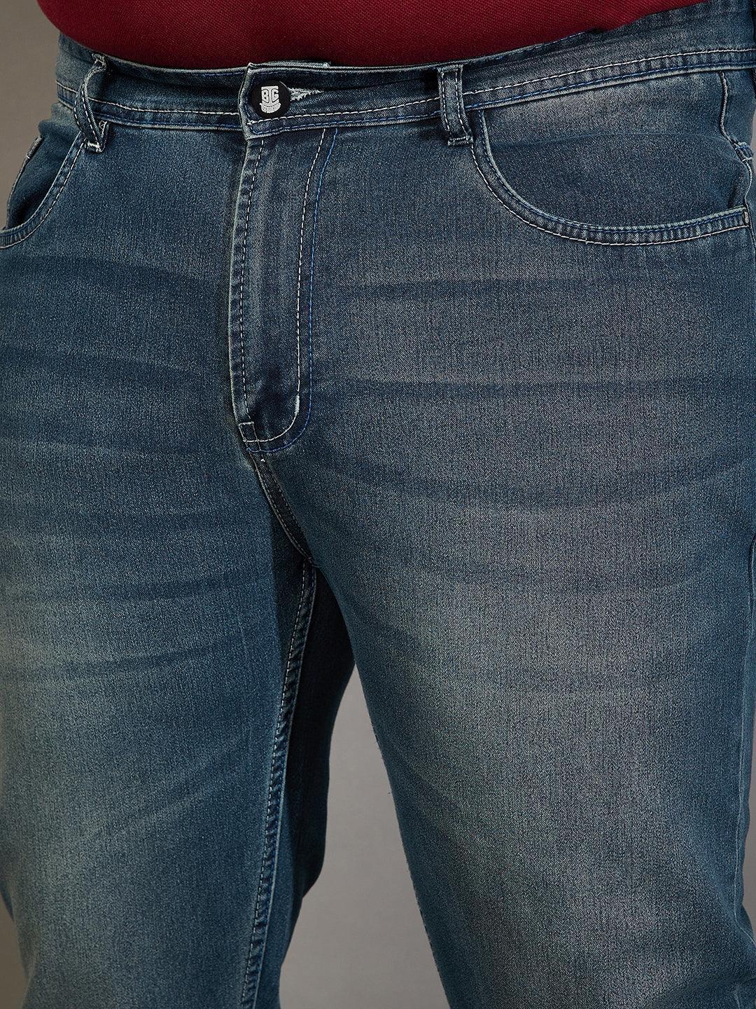 Men Plus Size Russell Washed Jeans - Image 7