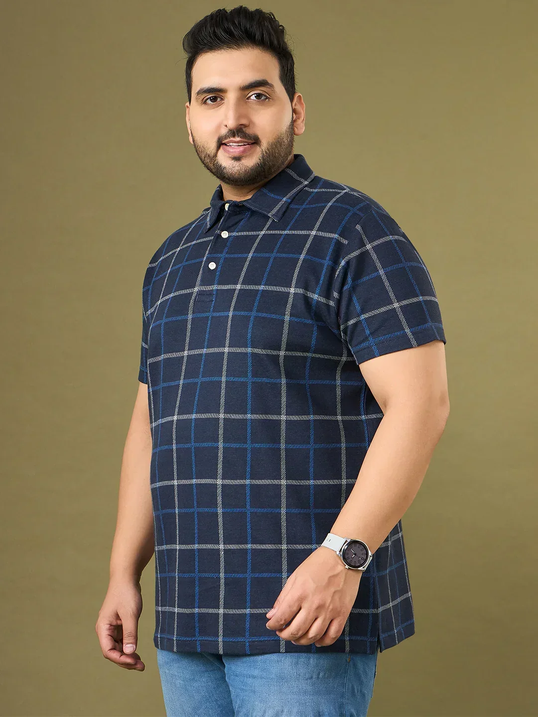 Men Plus Size Section Polo Tshirt - Image 5