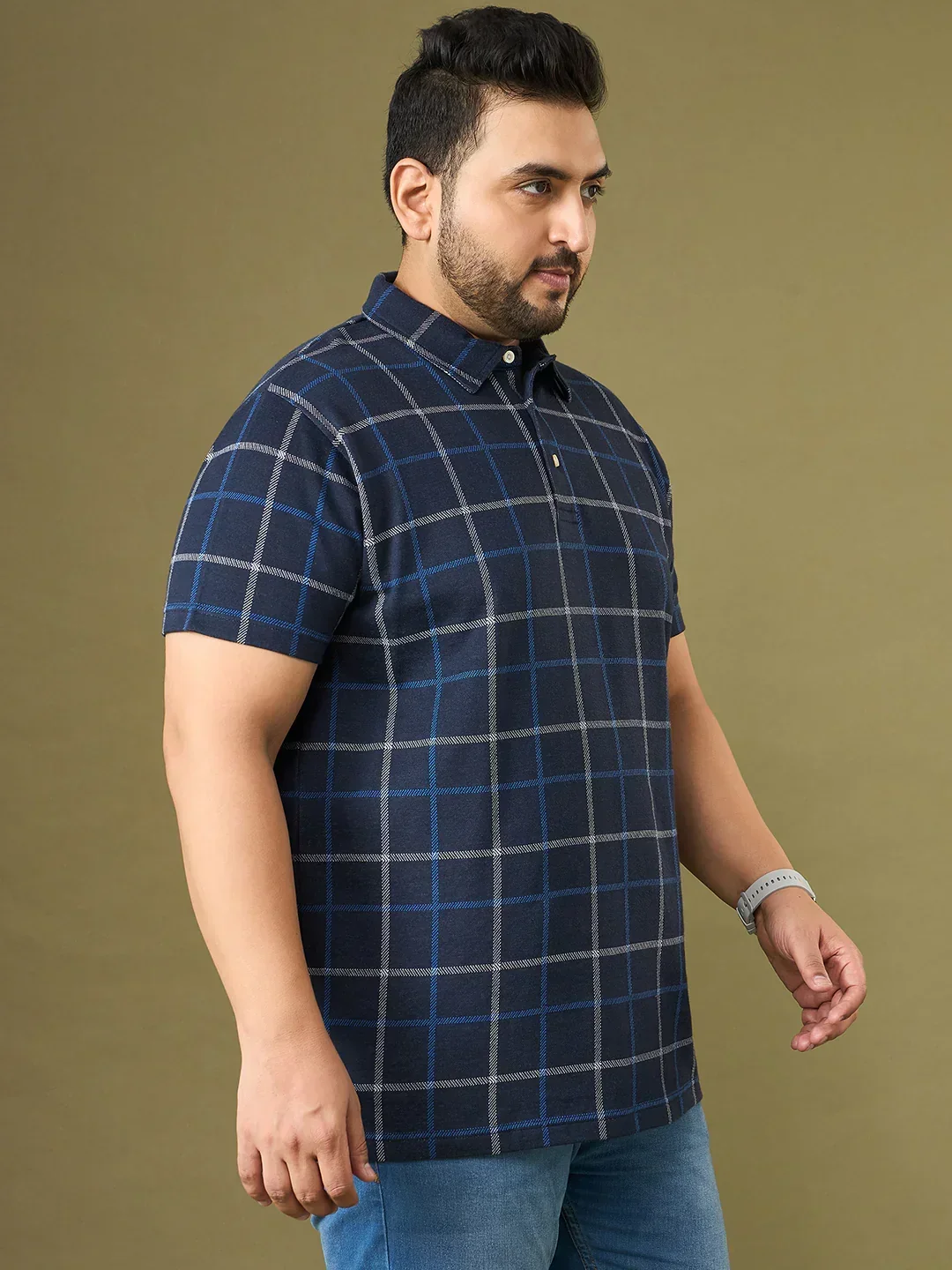 Men Plus Size Section Polo Tshirt - Image 6