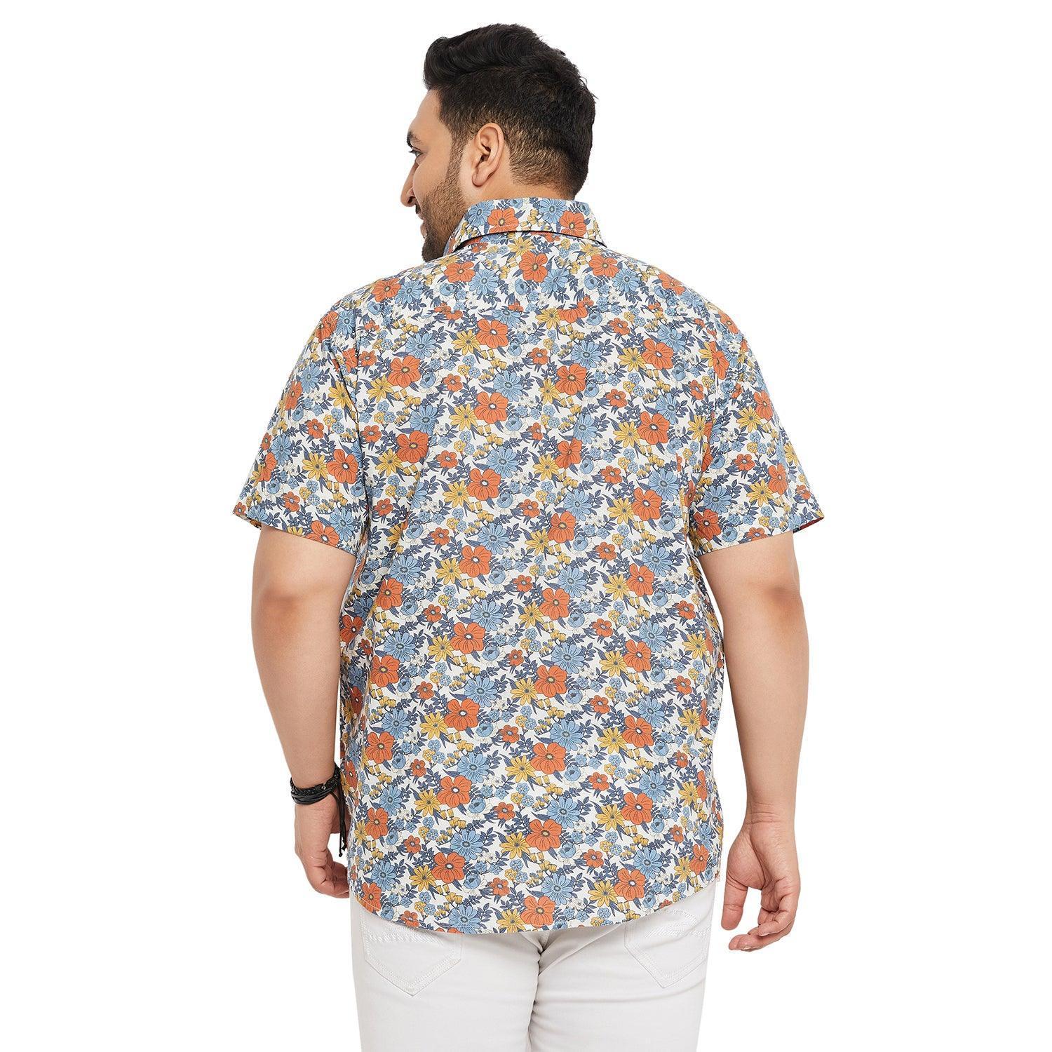 Men Plus Size Senam Printed Shirt - Image 5
