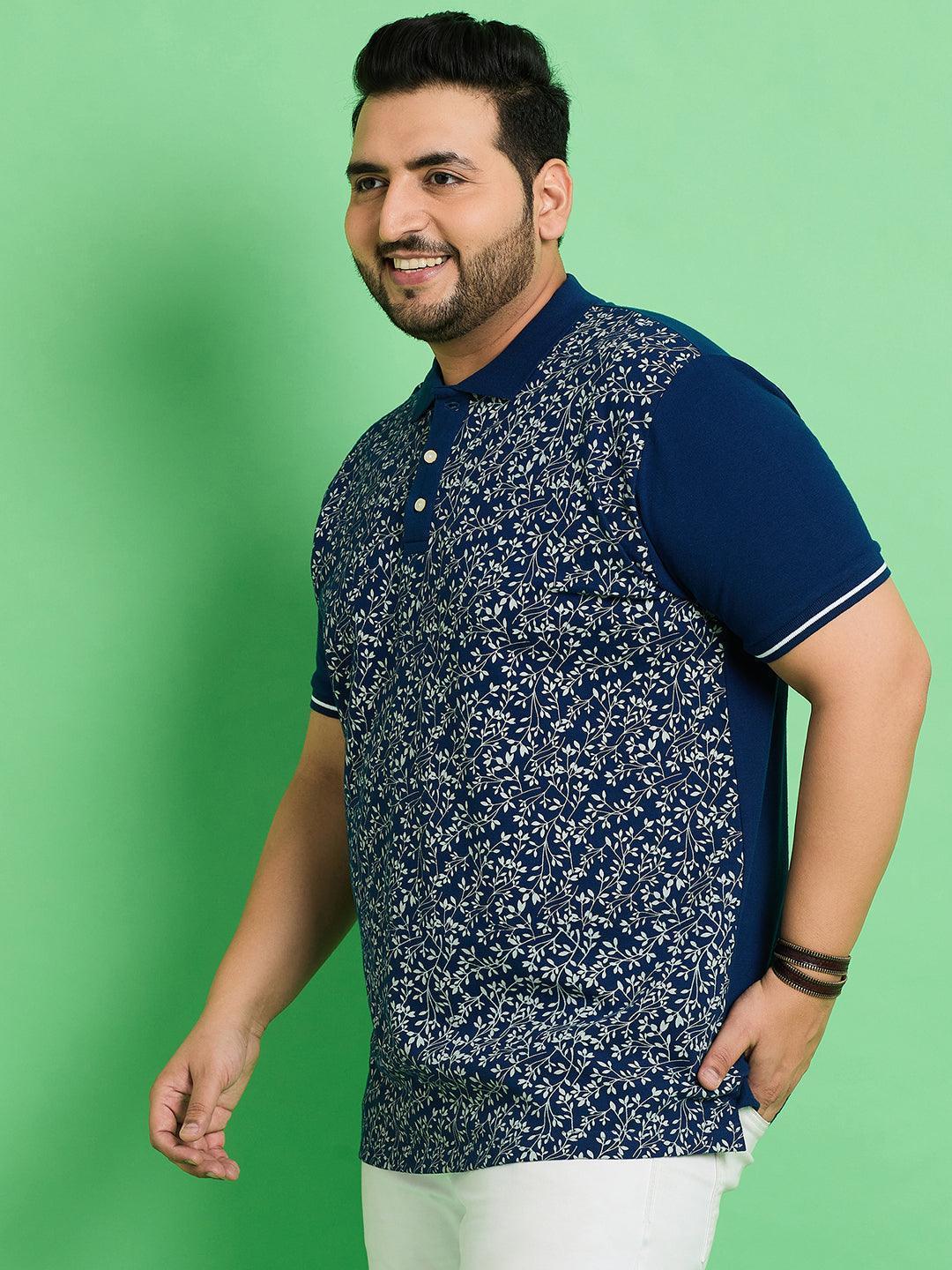 Men Plus Size Siaya Printed Polo Tshirt - Image 3