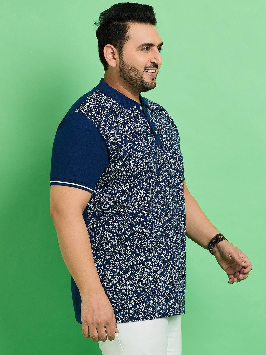 Men Plus Size Siaya Printed Polo Tshirt - Image 4