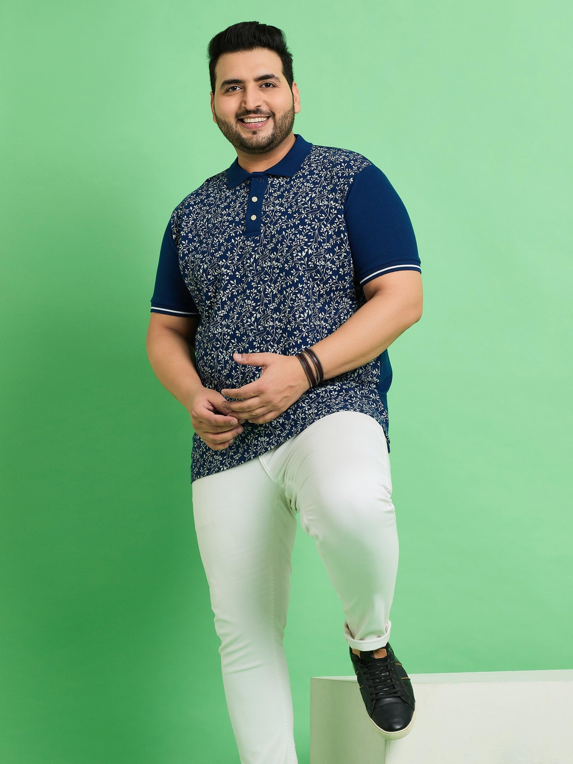Men Plus Size Siaya Printed Polo Tshirt - Image 7