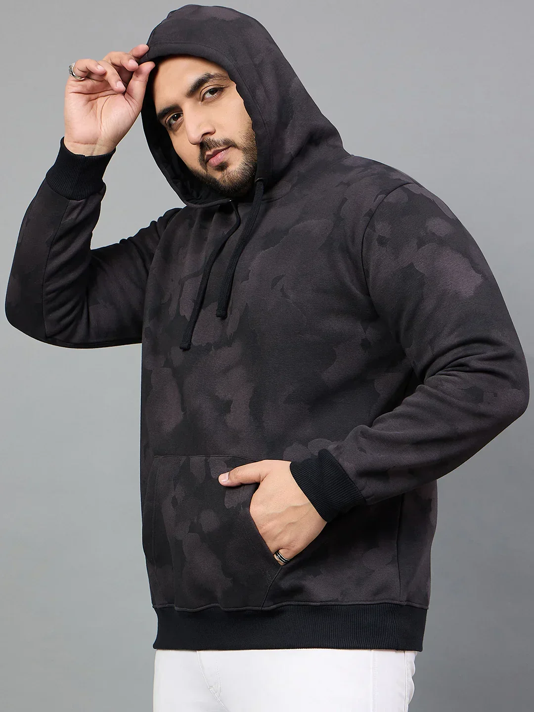 Men Plus Size  Simeone Printed Sweatshirt - Image 3