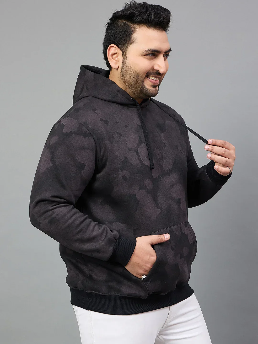 Men Plus Size  Simeone Printed Sweatshirt - Image 4