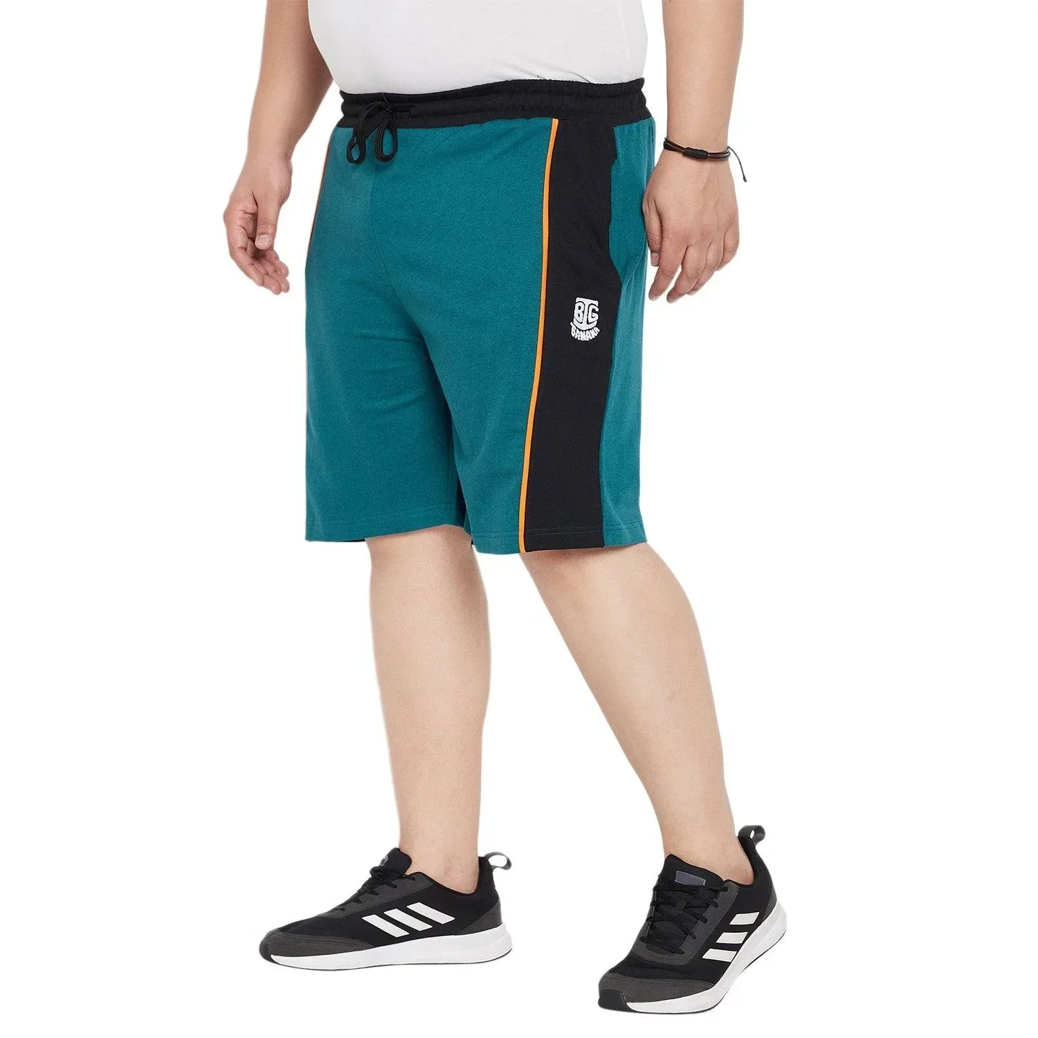 Men Plus Size Skoda Colorblock Shorts - Image 3