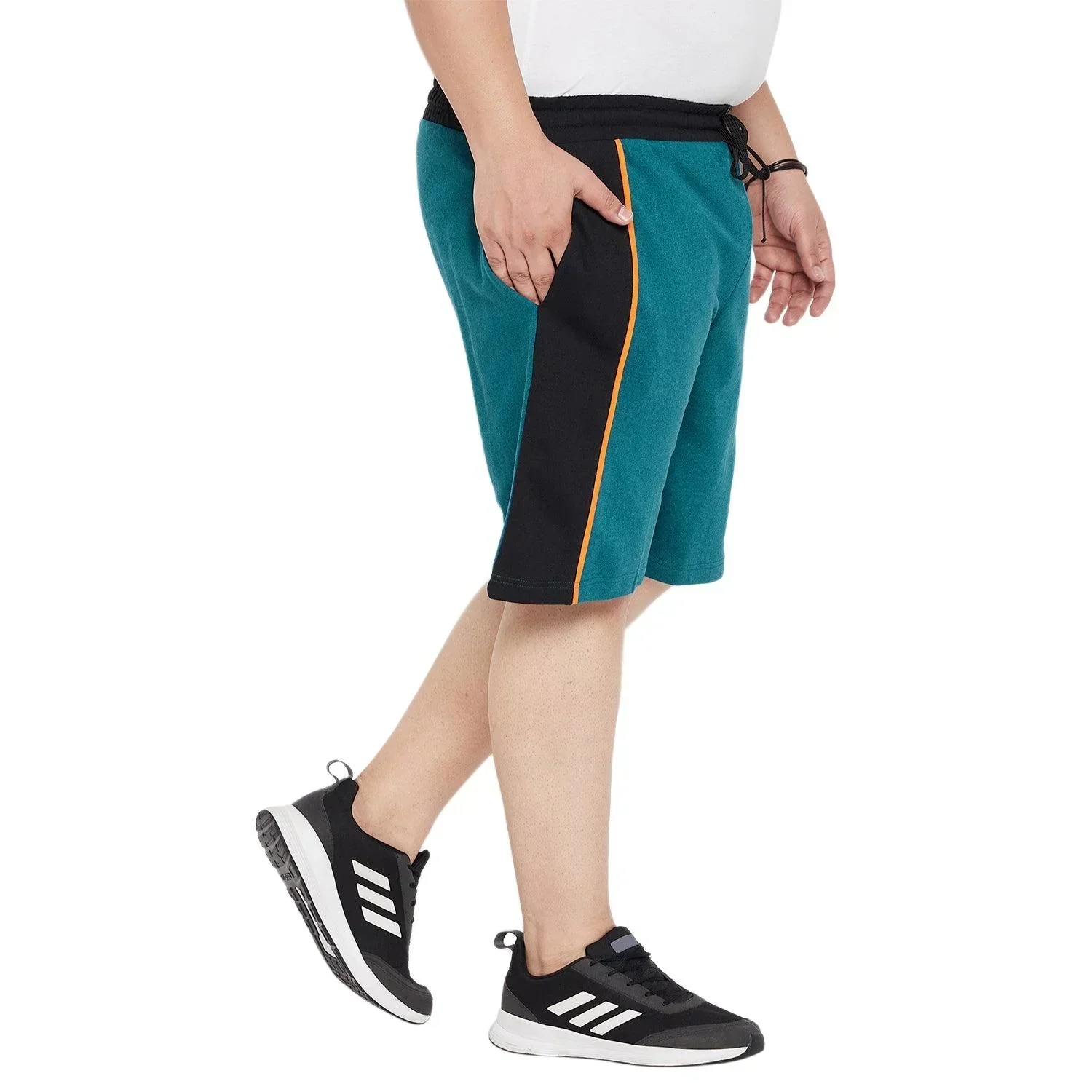 Men Plus Size Skoda Colorblock Shorts - Image 4