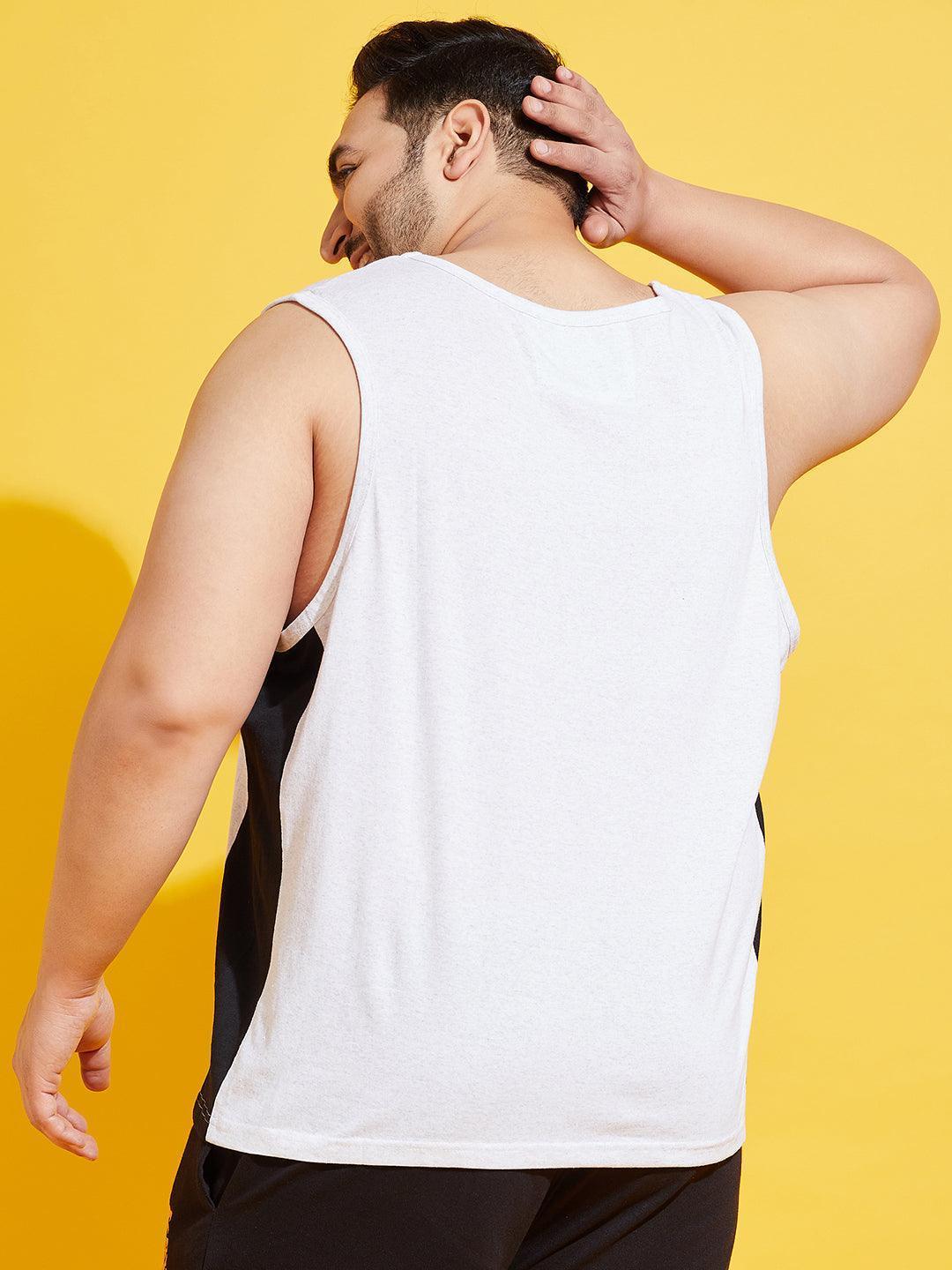 Men Plus Size Snow-10 Colorblock Vest - Image 5