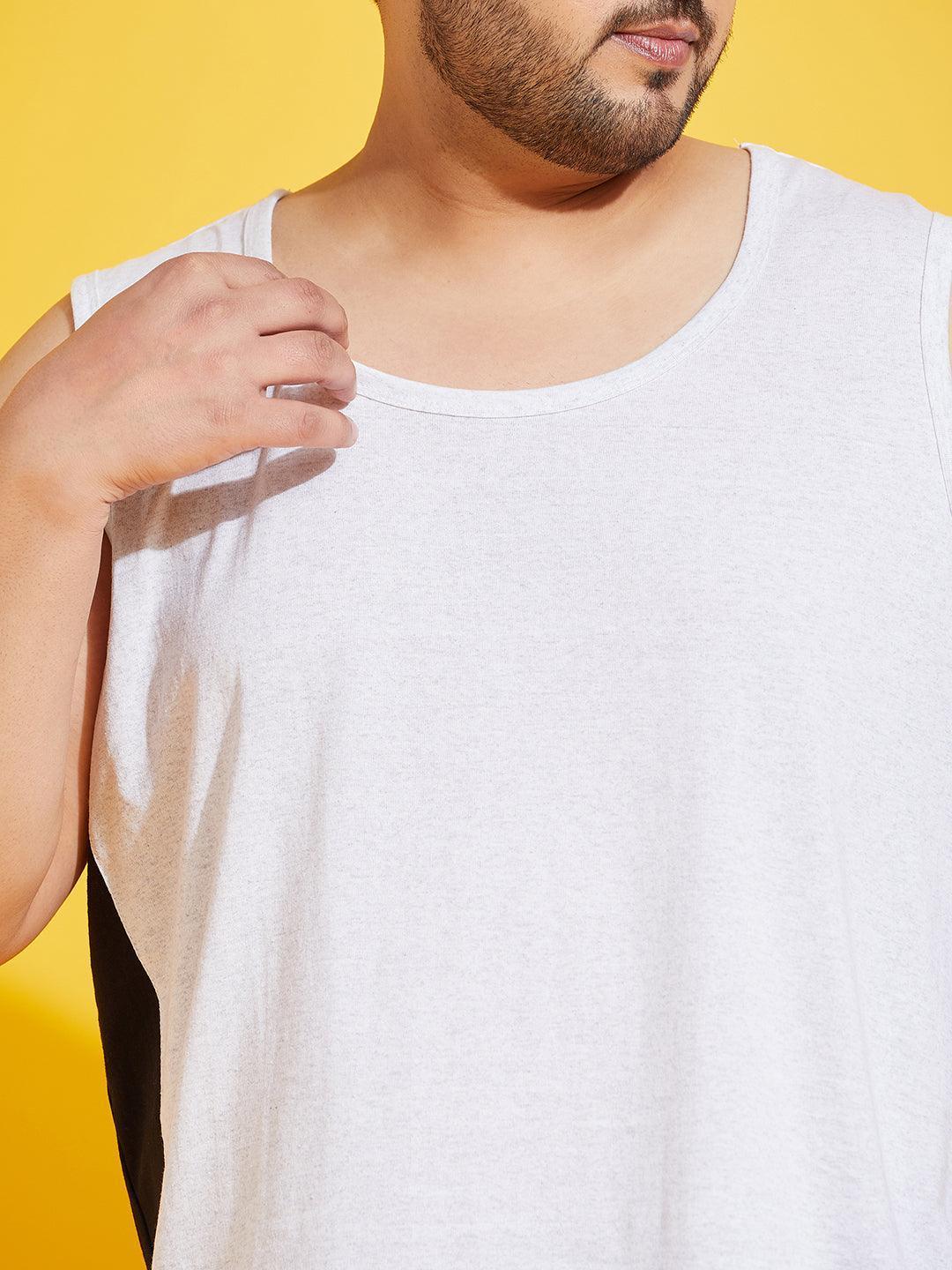 Men Plus Size Snow-10 Colorblock Vest - Image 6