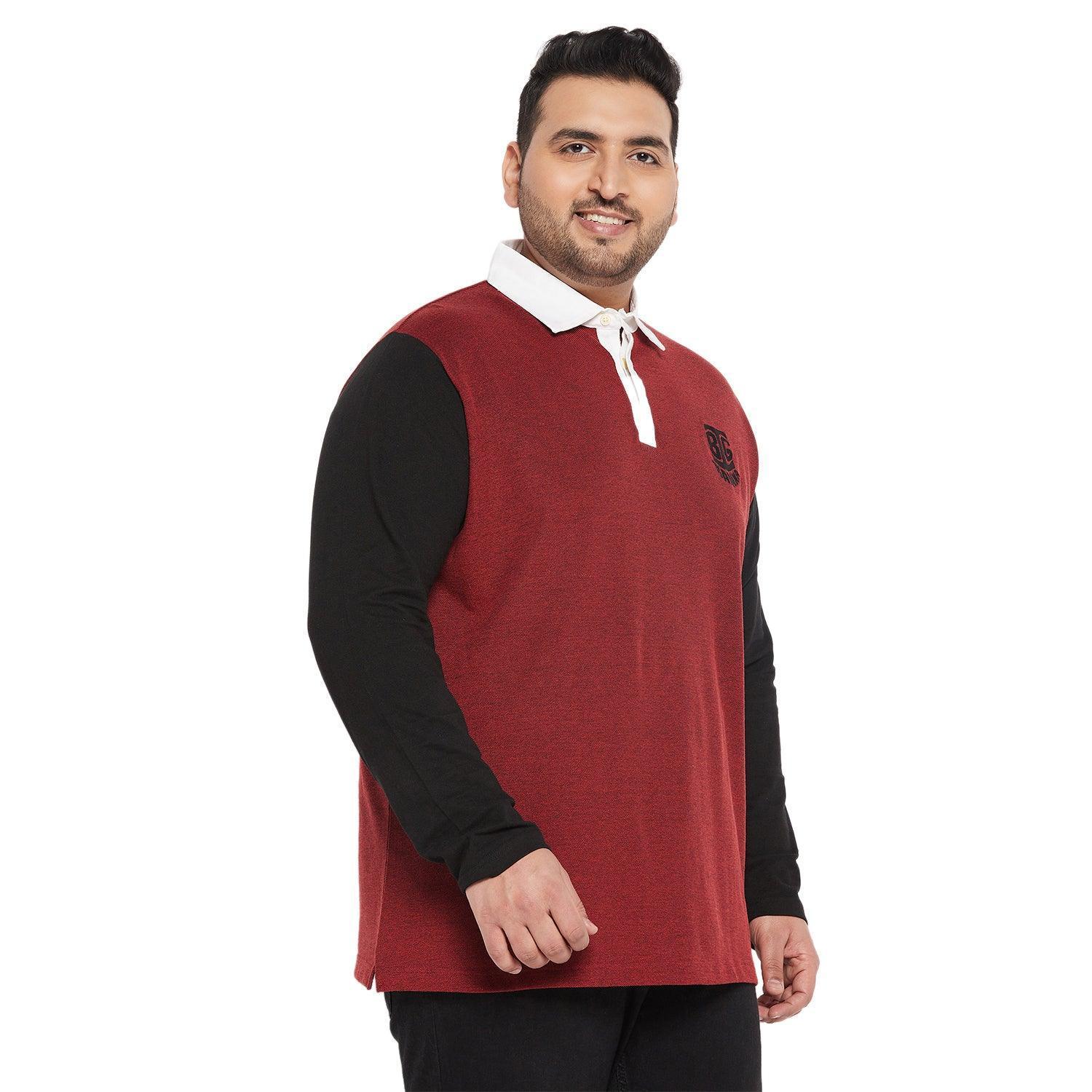 Men Plus Size Solly Colorblock Polo Tshirt - Image 4