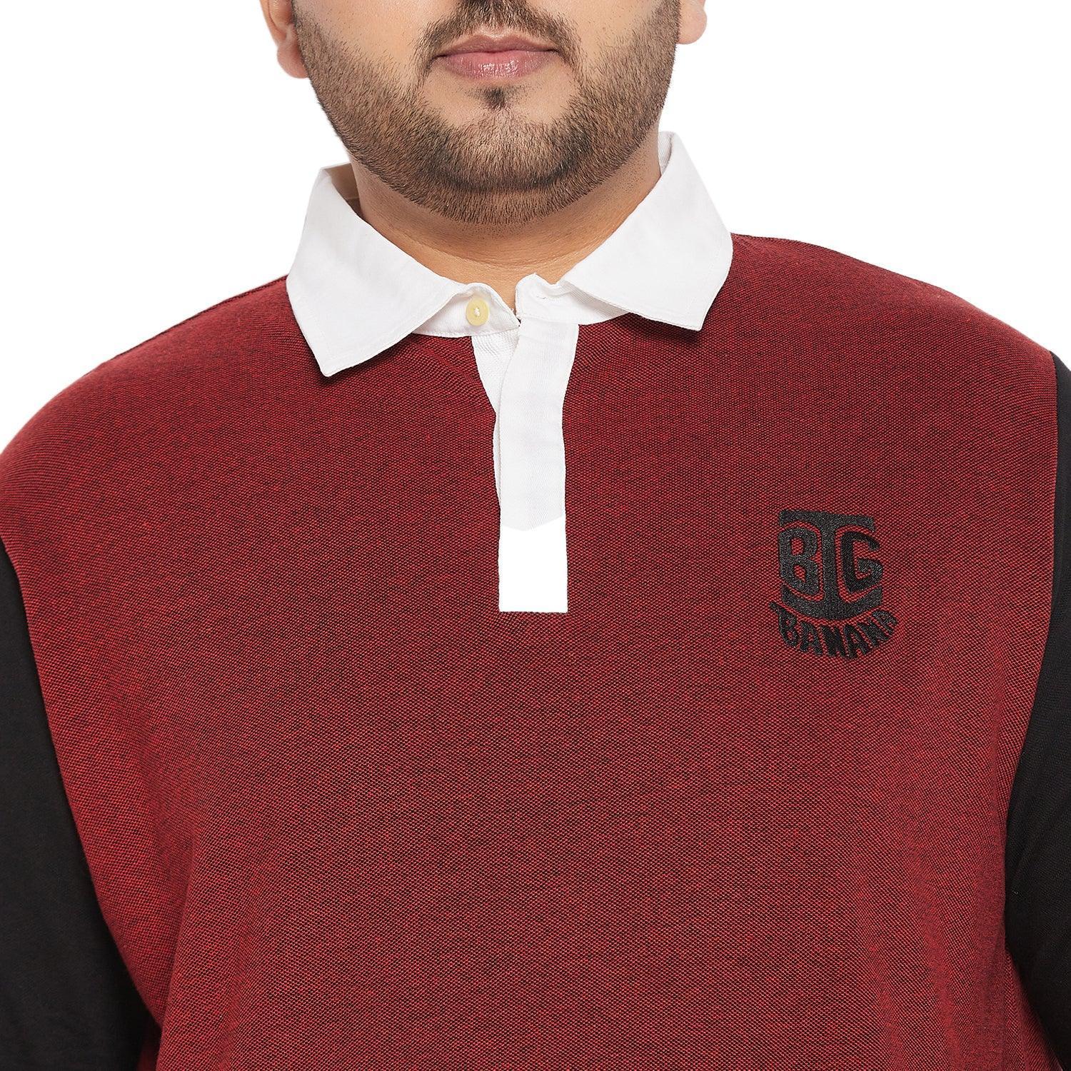 Men Plus Size Solly Colorblock Polo Tshirt - Image 6