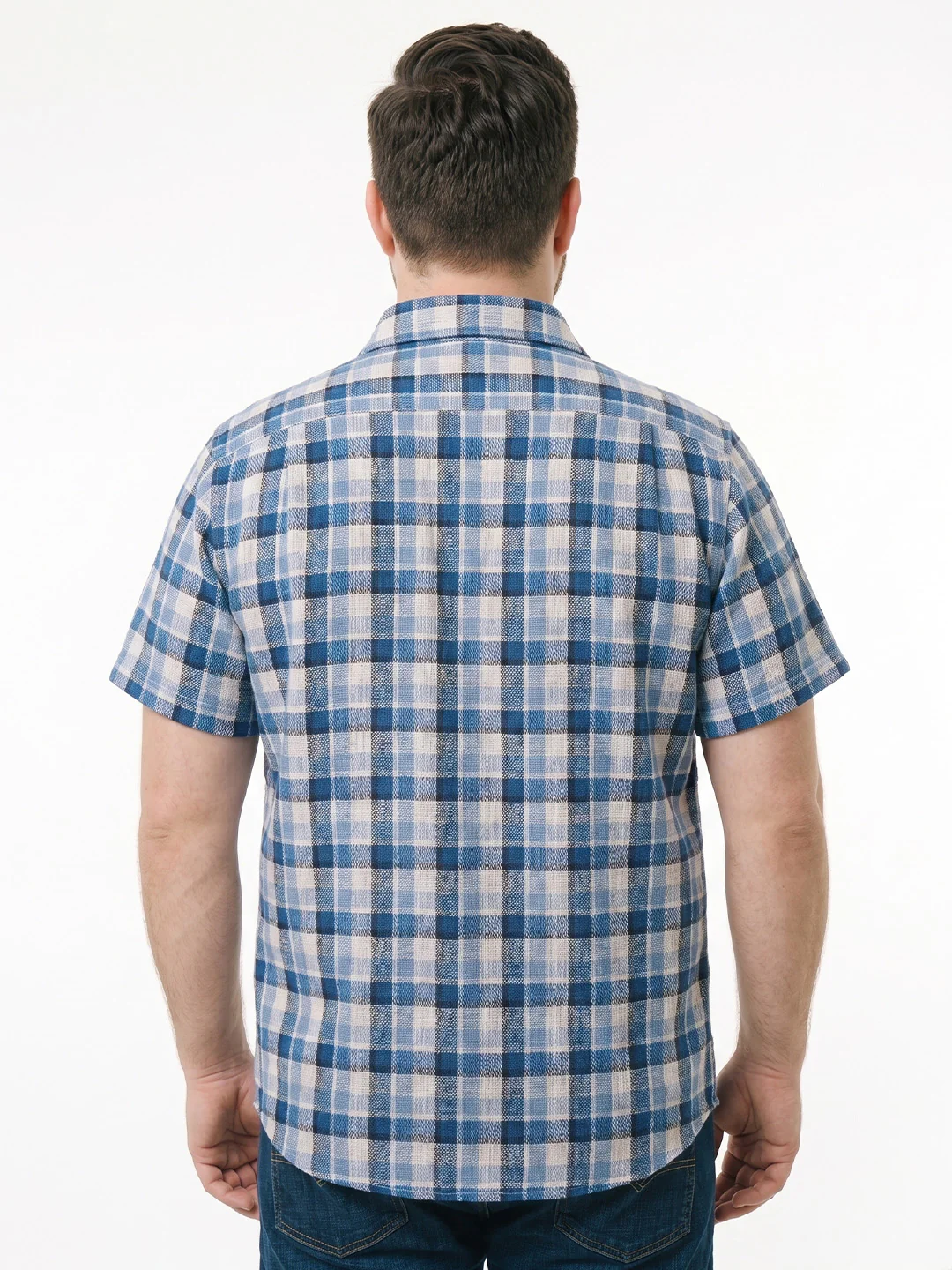 Men Plus Size StormWeave Multi Check Shirts - Image 3