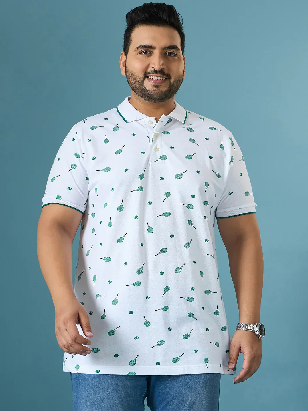 Men Plus Size Striker Polo Tshirt - Image 3