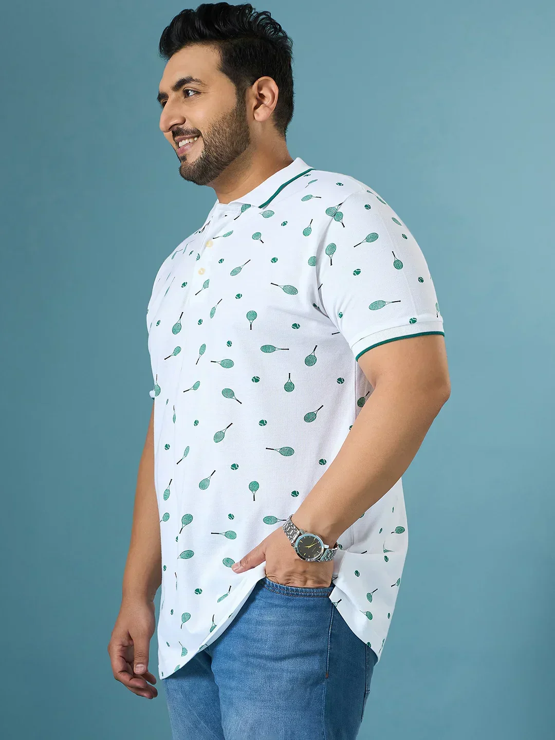 Men Plus Size Striker Polo Tshirt - Image 5