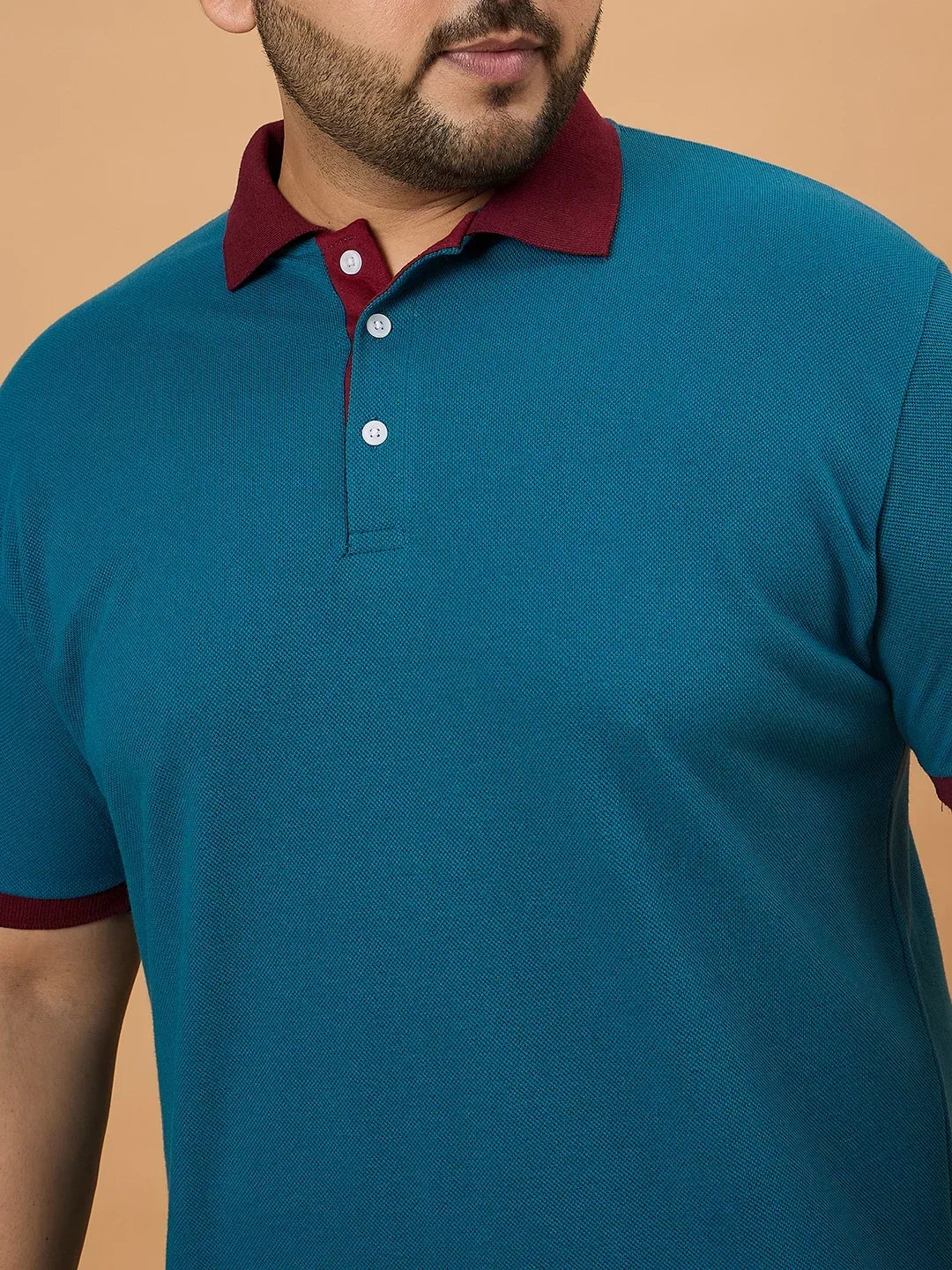Men Plus Size Stryka Solid Polo Tshirt - Image 6
