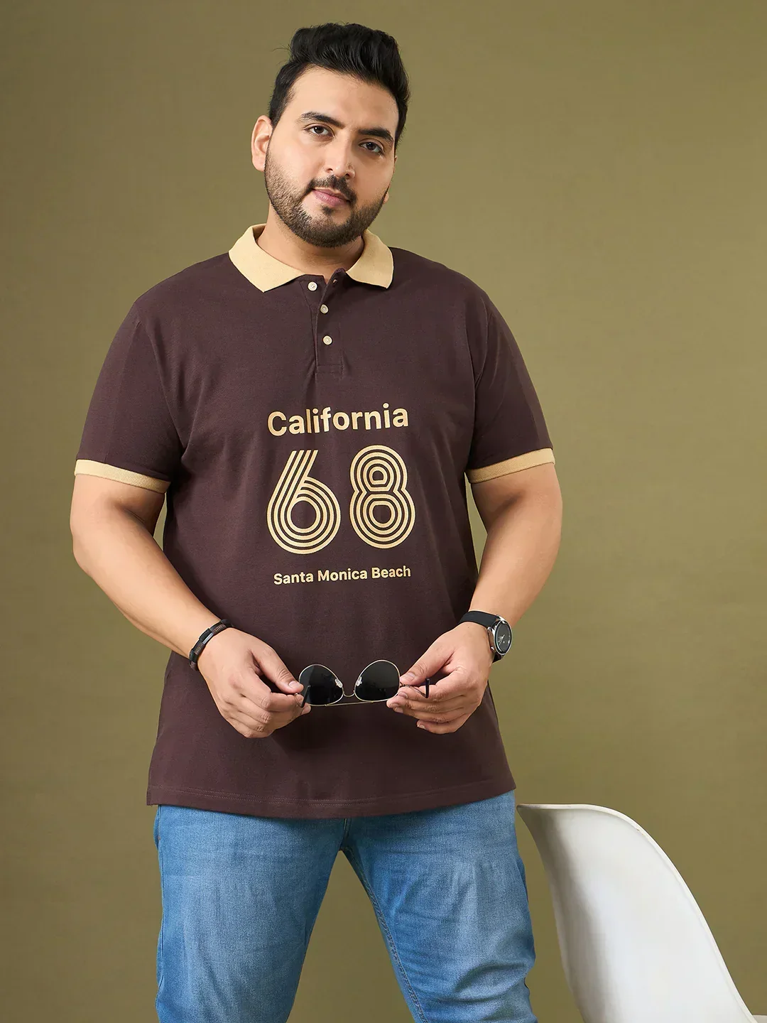 Men Plus Size Surfside Polo Tshirt - Image 2