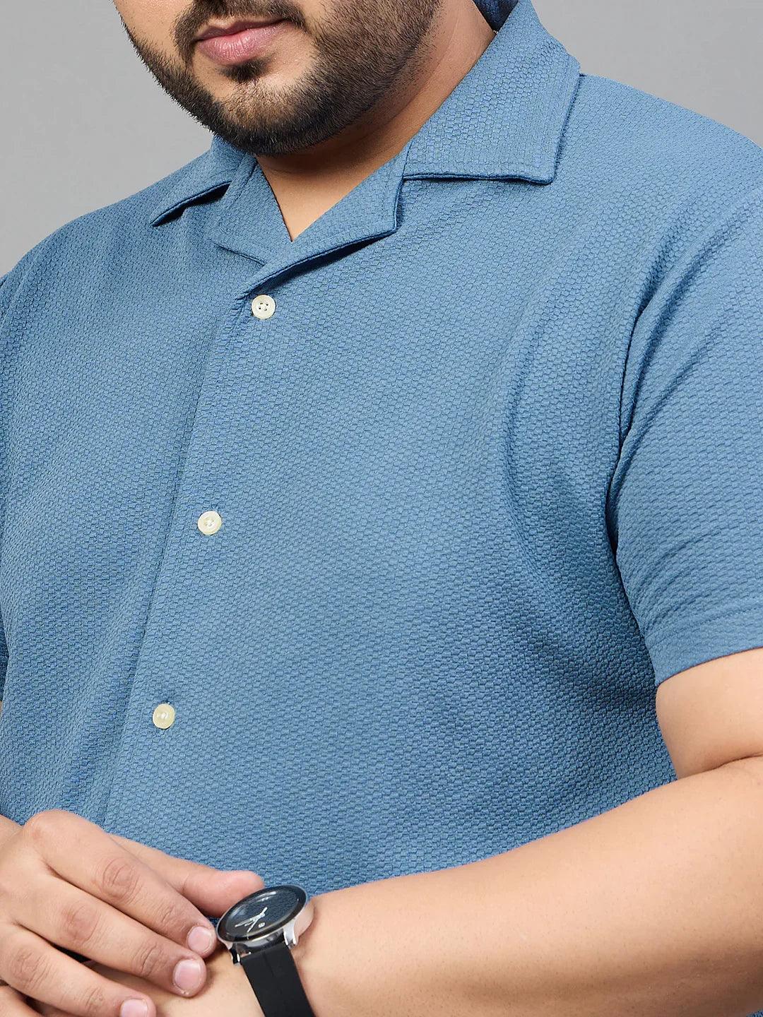 Men Plus Size Tarkowski Solid Shirt - Image 6