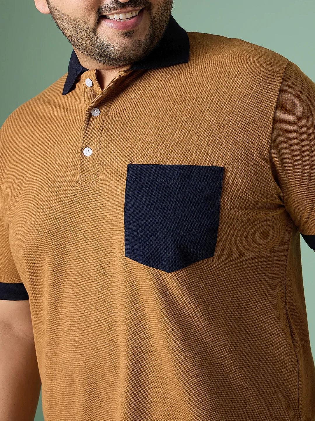 Men Plus Size Tavro Solid Polo Tshirt - Image 6